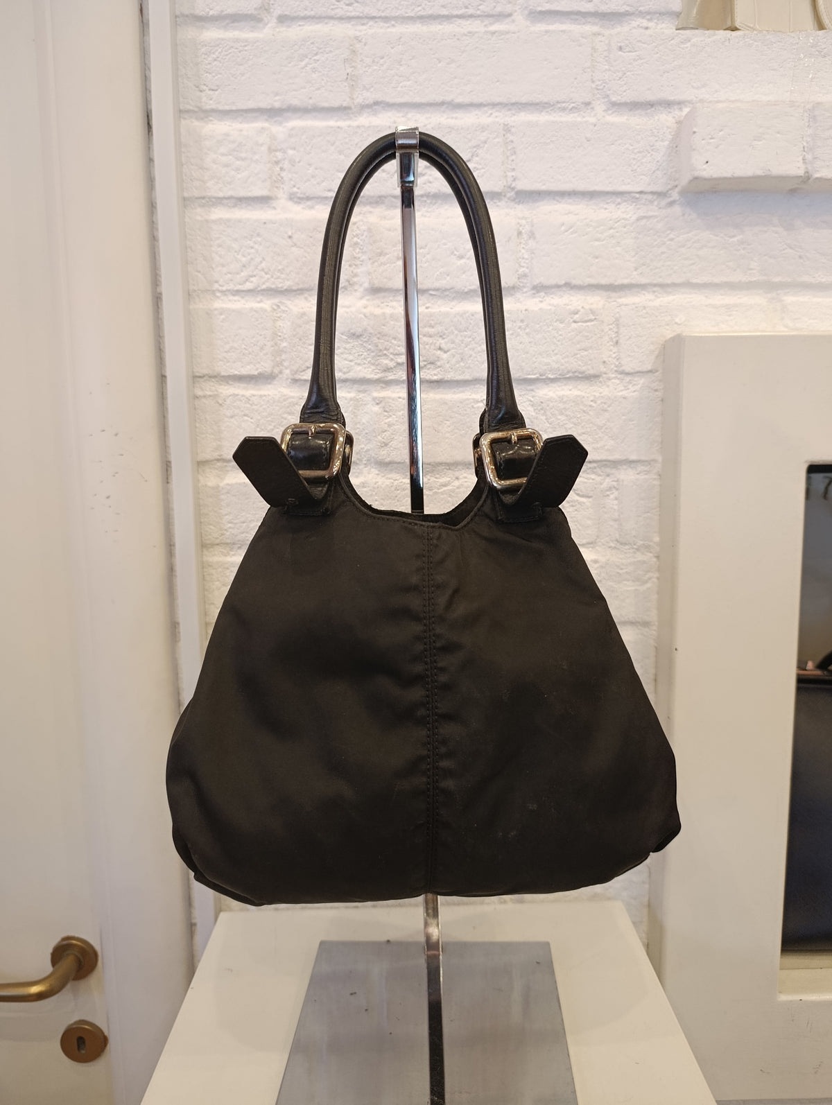 Borsa Prada nera nylon