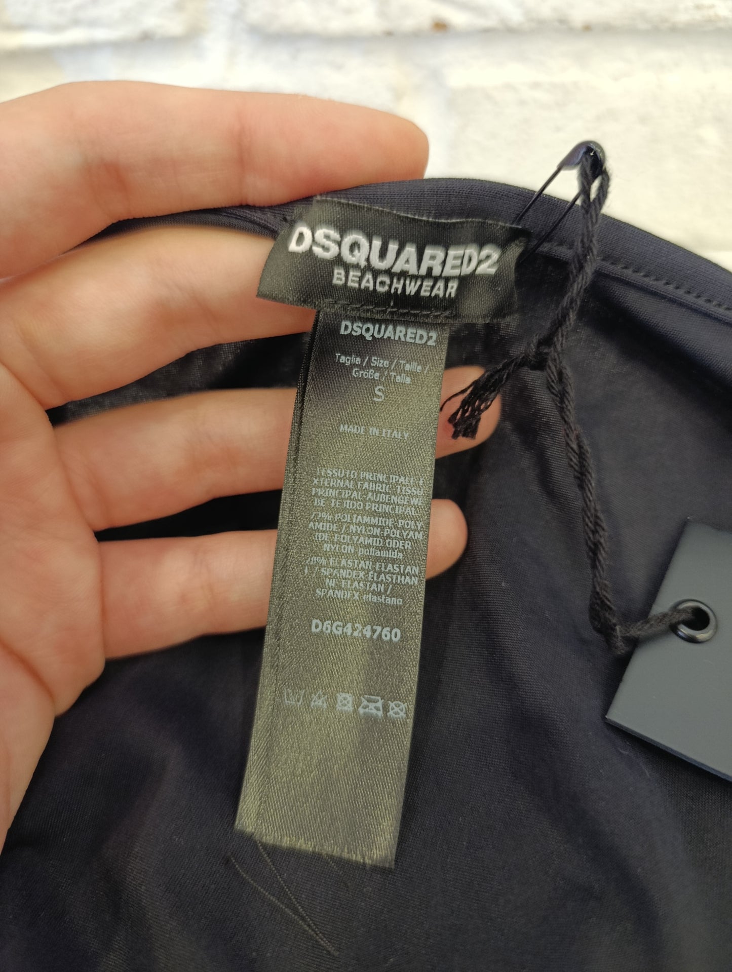 Pareo dsquared2 nuovo con cartellino tg s