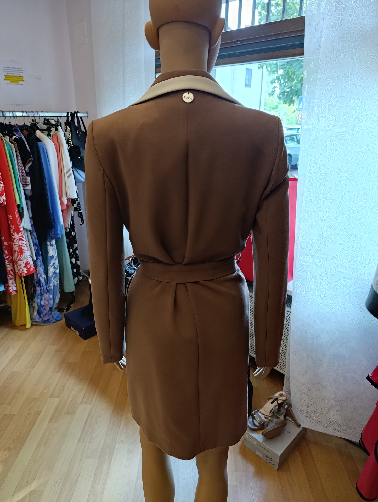 Cappottino beige Toy g tg 40