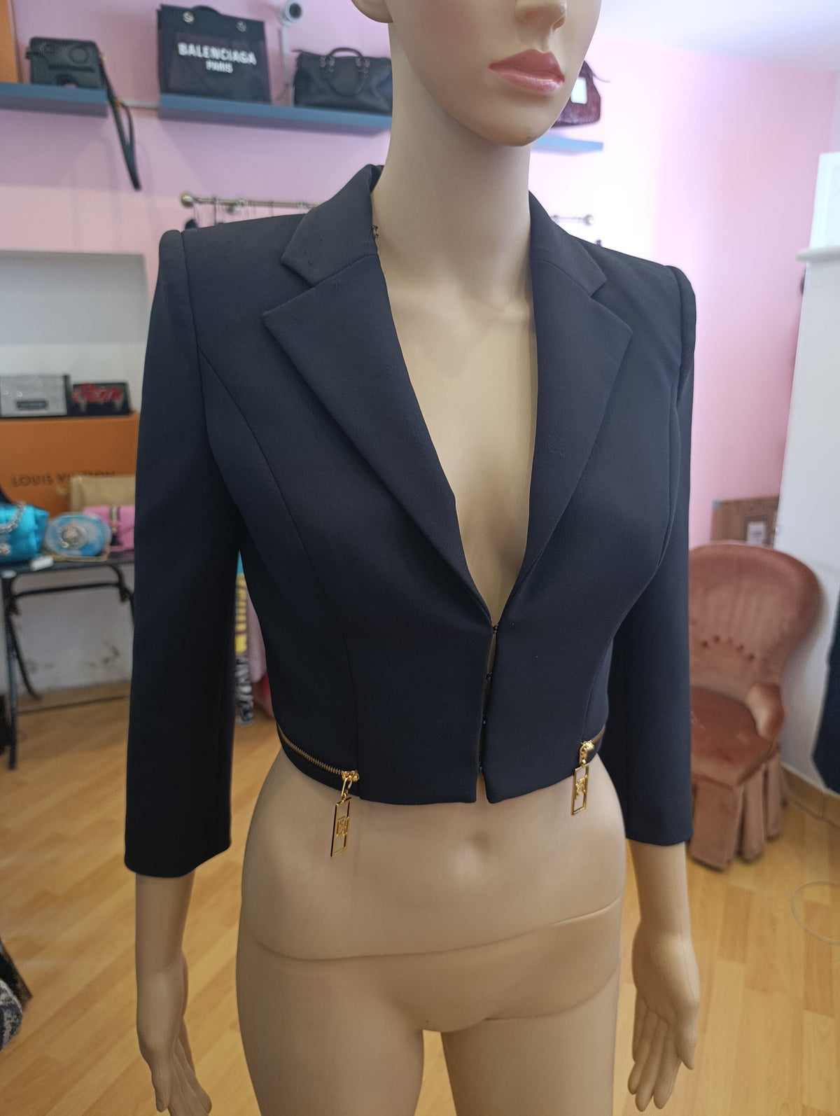 Blazer crop Elisabetta Franchi tg 40