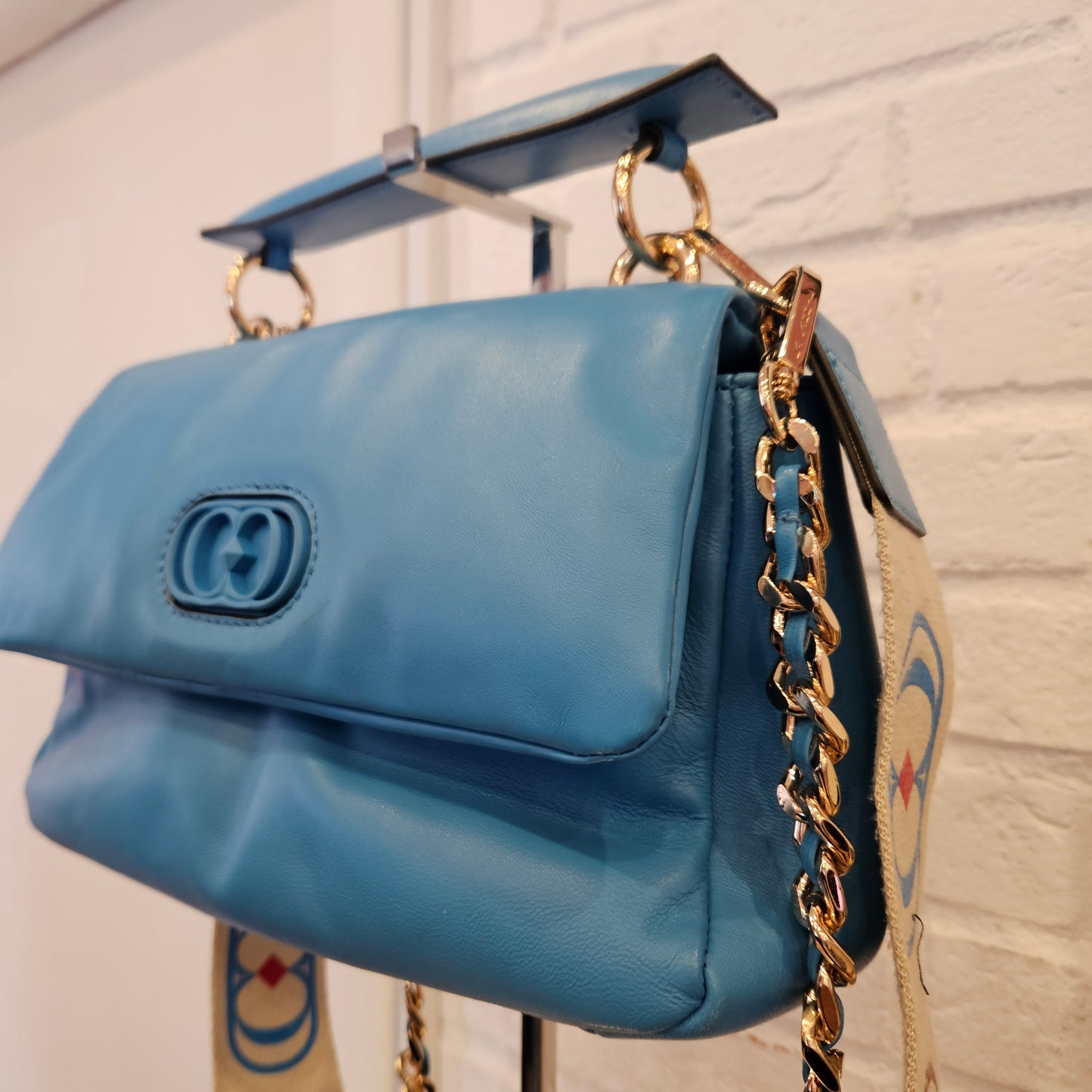 Borsa La Carrie azzurro
