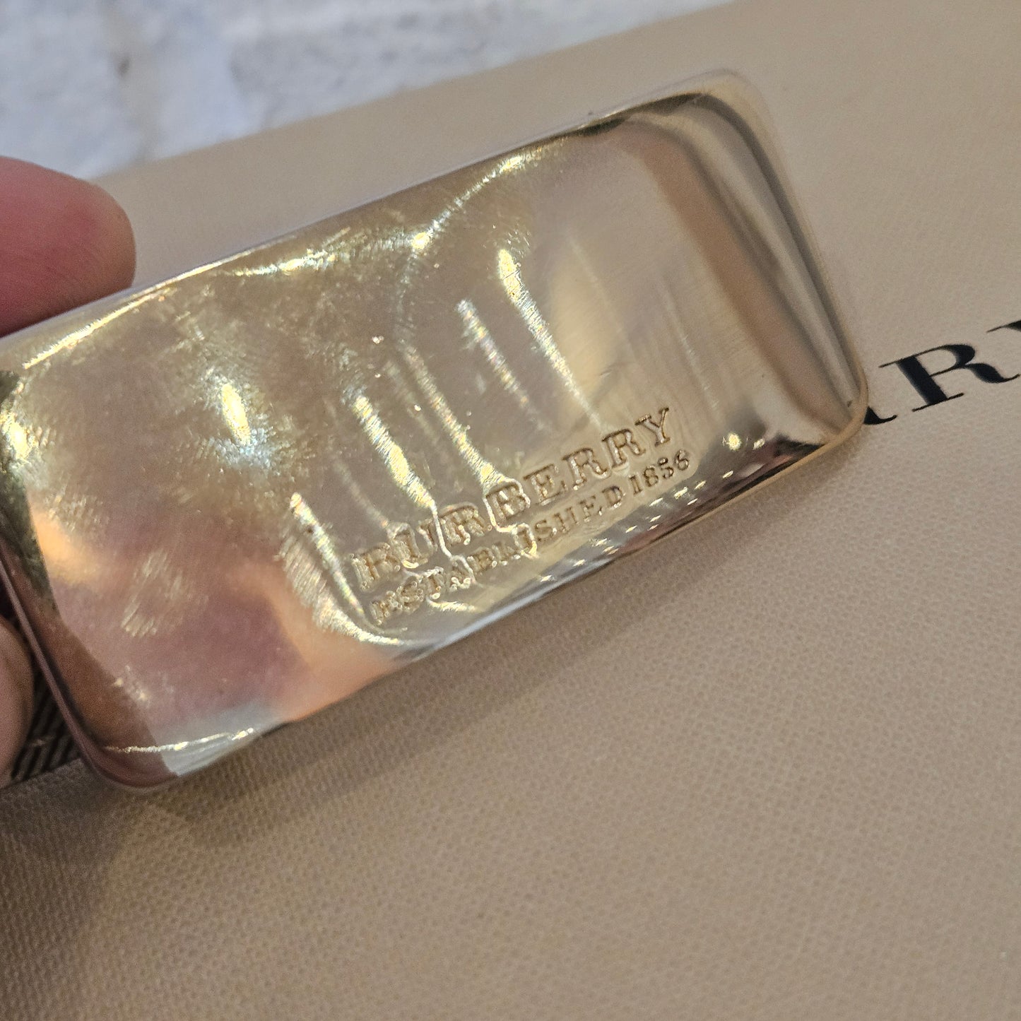Cintura Burberry tg 75