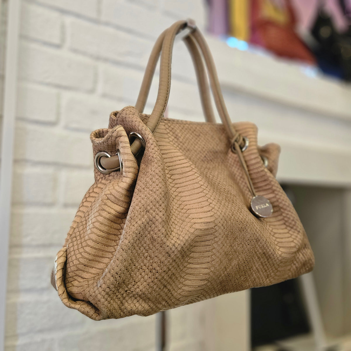 Borsa Furla stampa pitone
