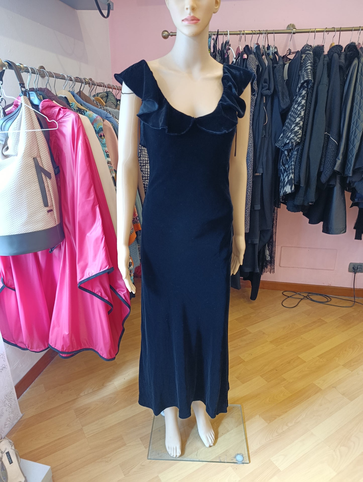 Abito Ralph Lauren tg 6 in velluto