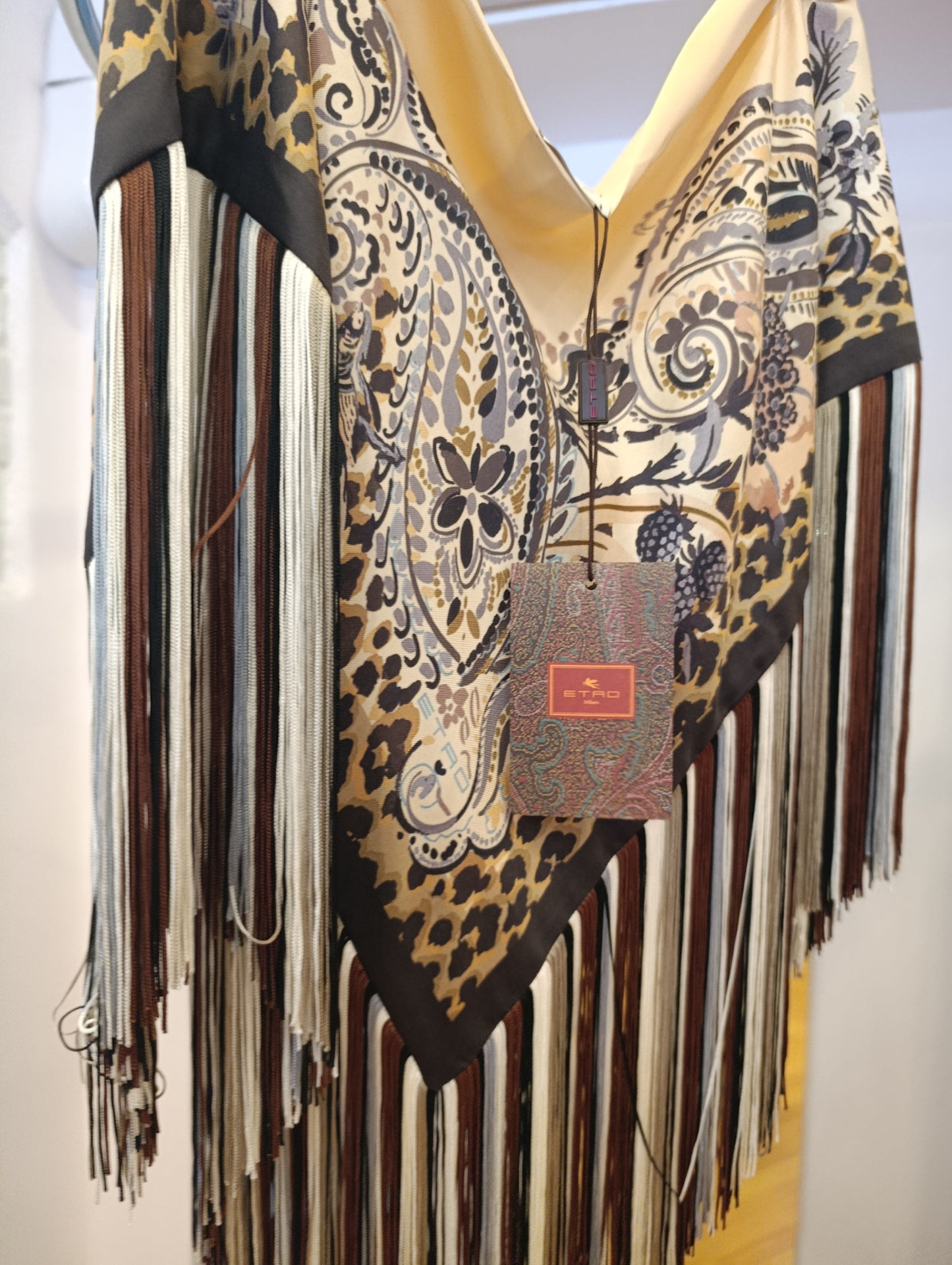 Bandana/foulard Etro con frange