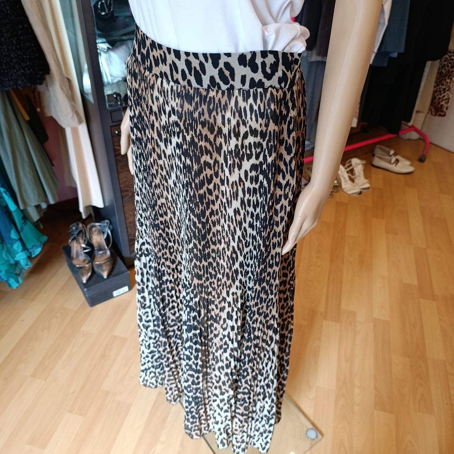 Gonna ganni leopardata tg s