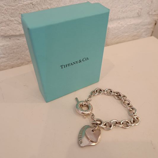 Bracciale Tiffany in argento cuore