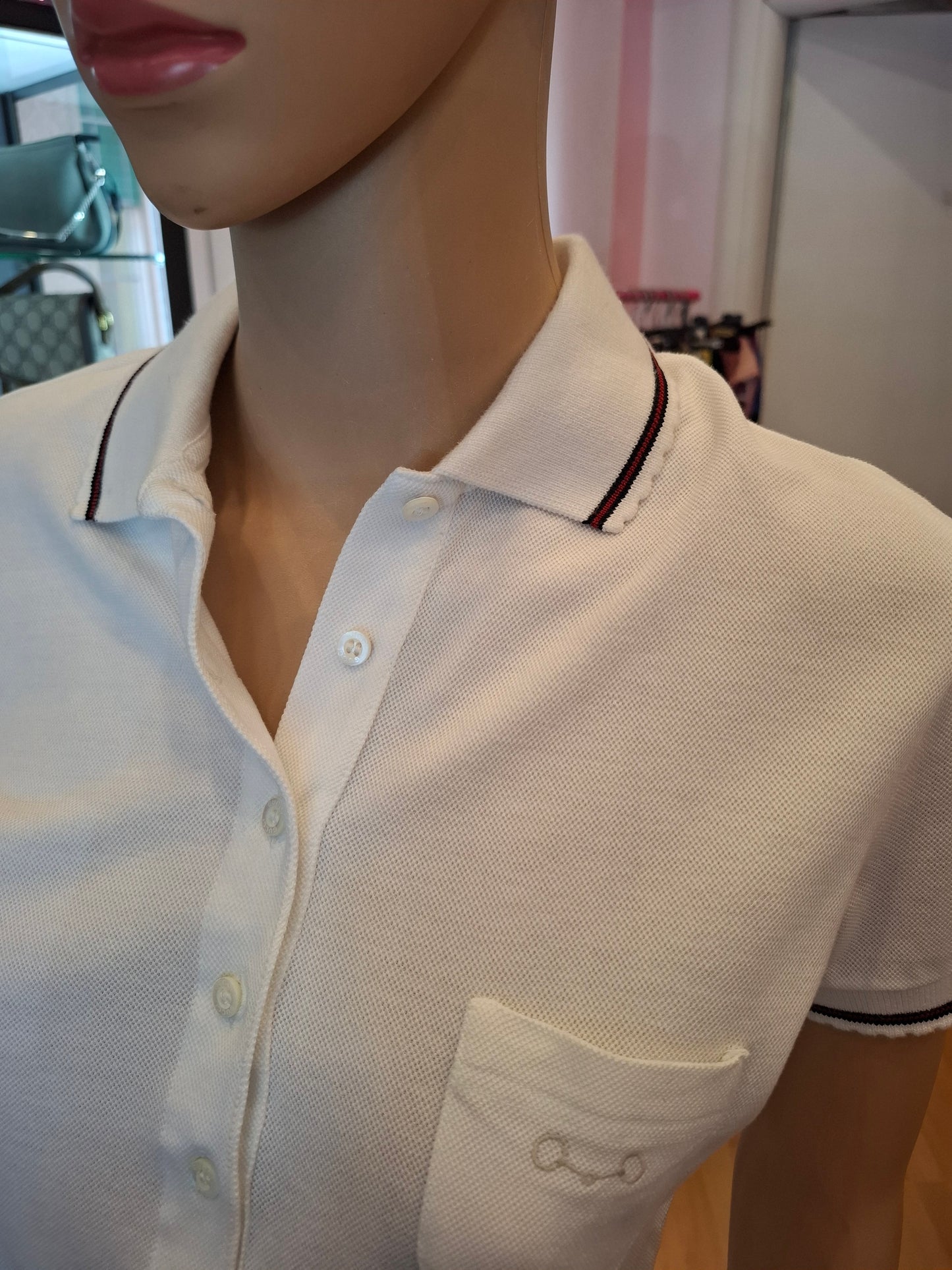 Polo Gucci bianca tg L
