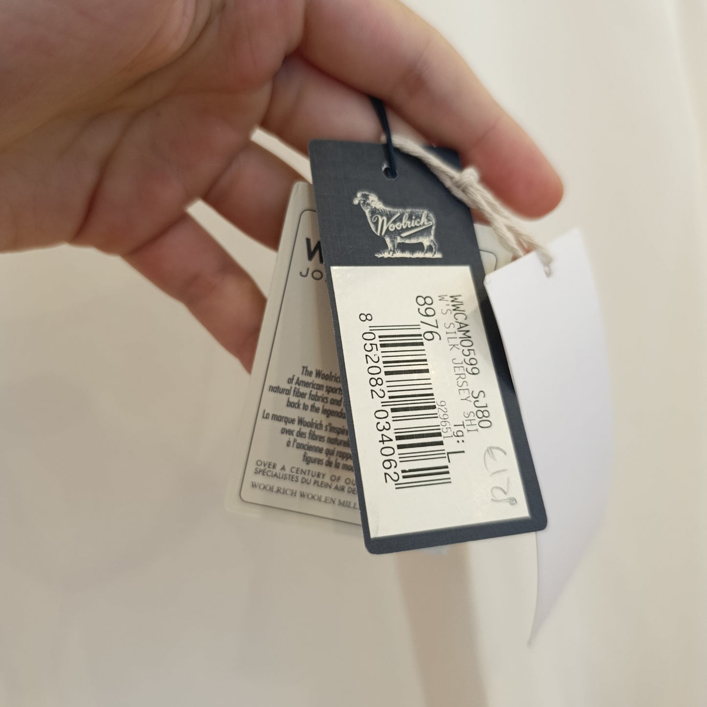 Blusa Woolrich nuova con cartellino tg L