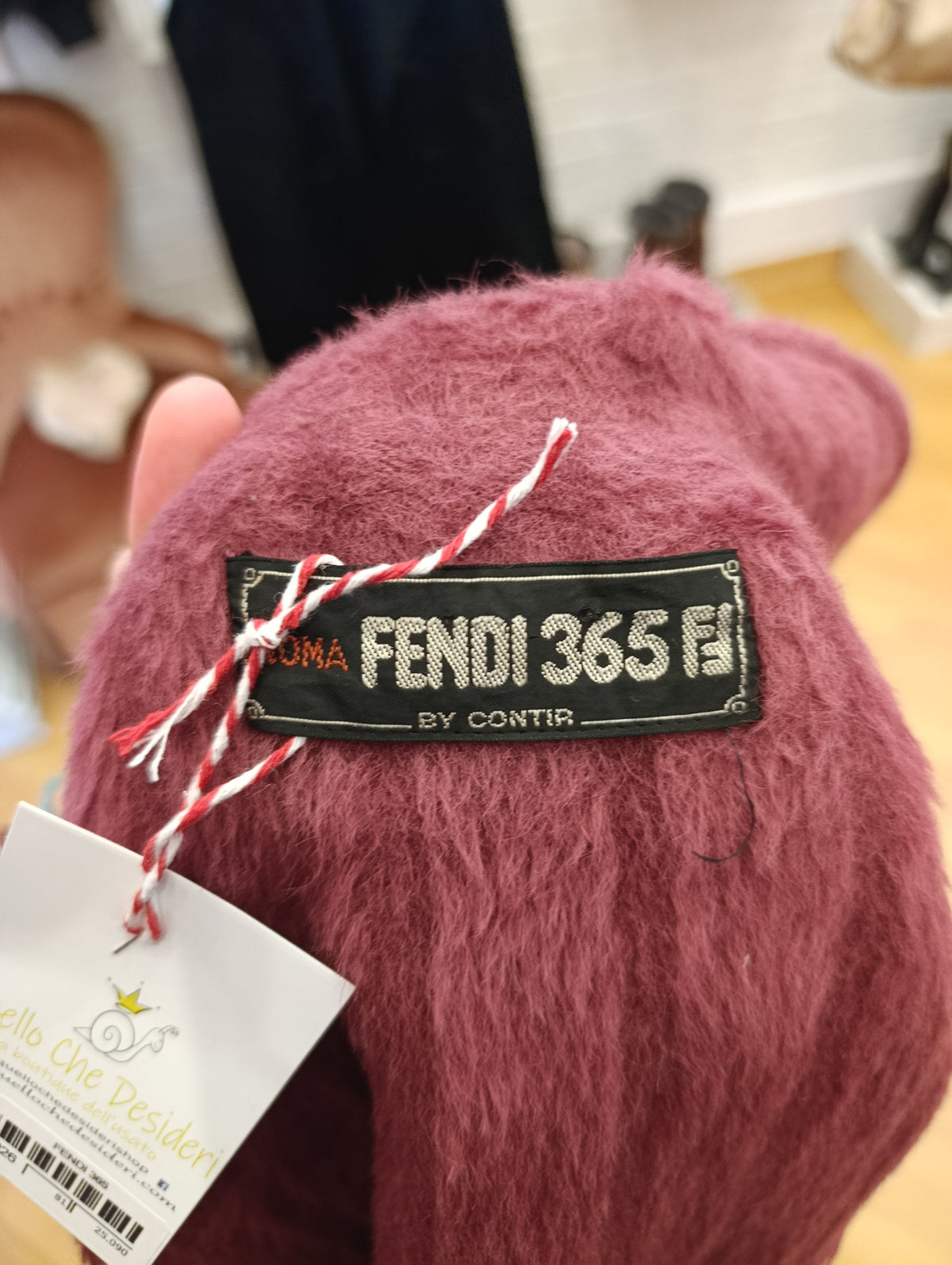 Cappotto Fendi bordeaux tg L/XL vintage