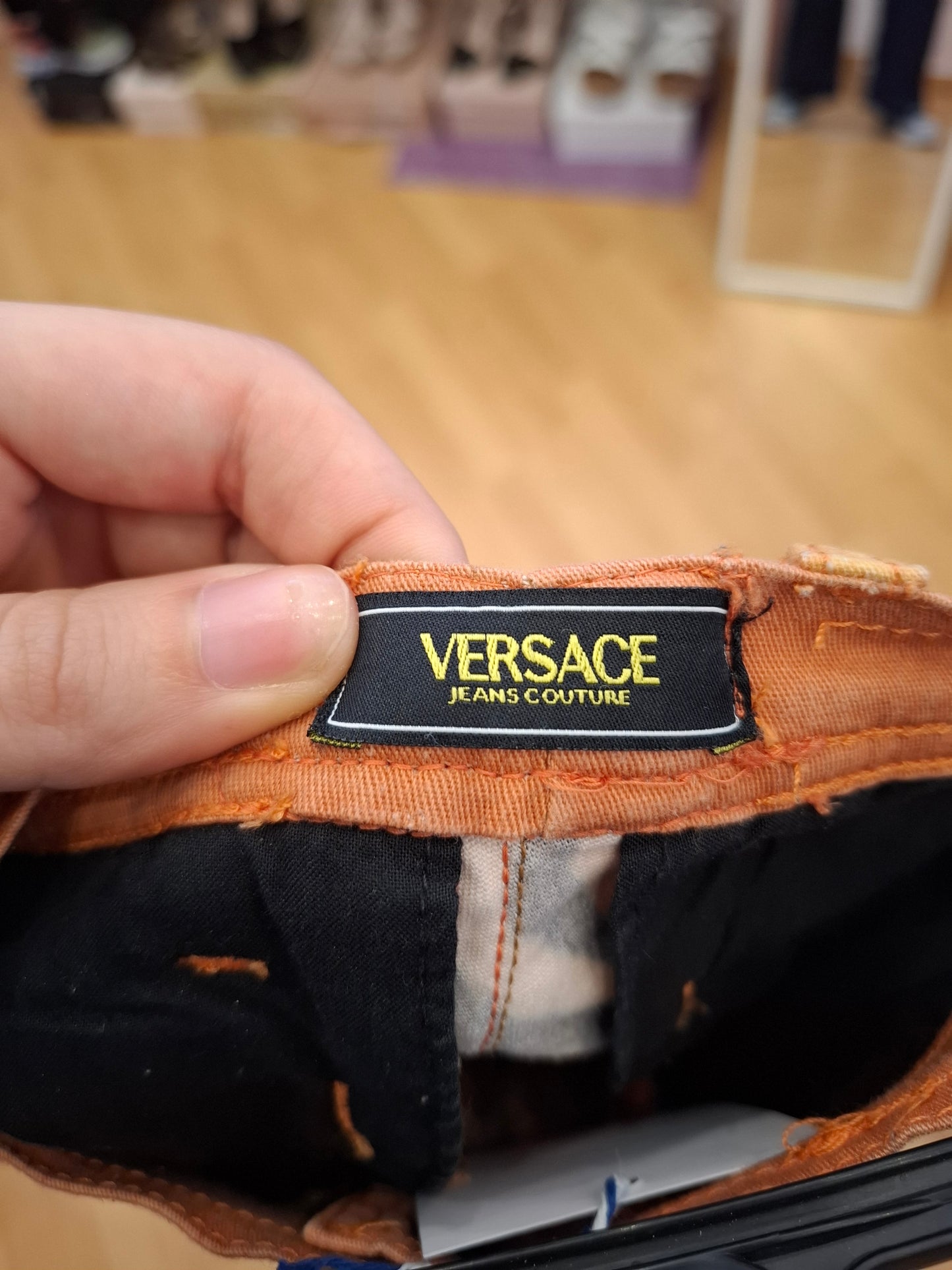 Jeans capri Versace tg 42