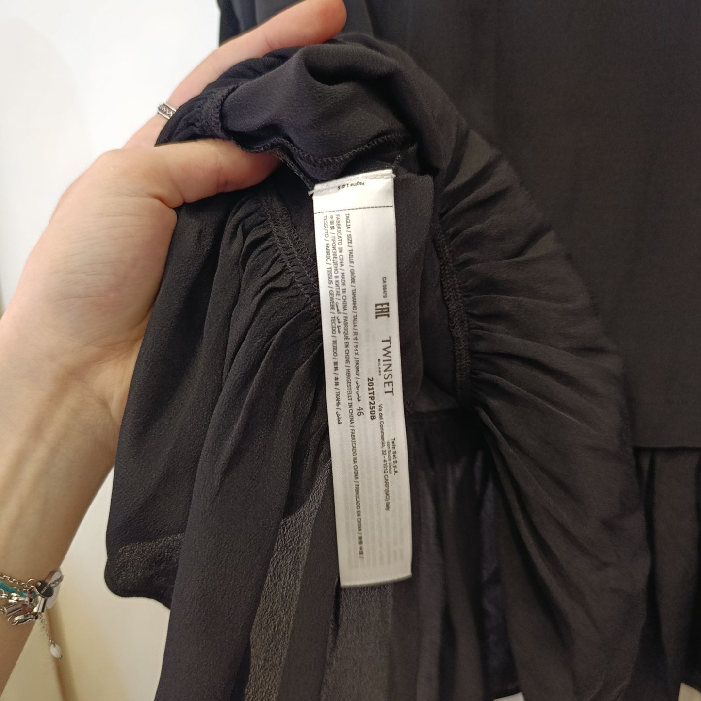 Blusa twinset tg 46 nera