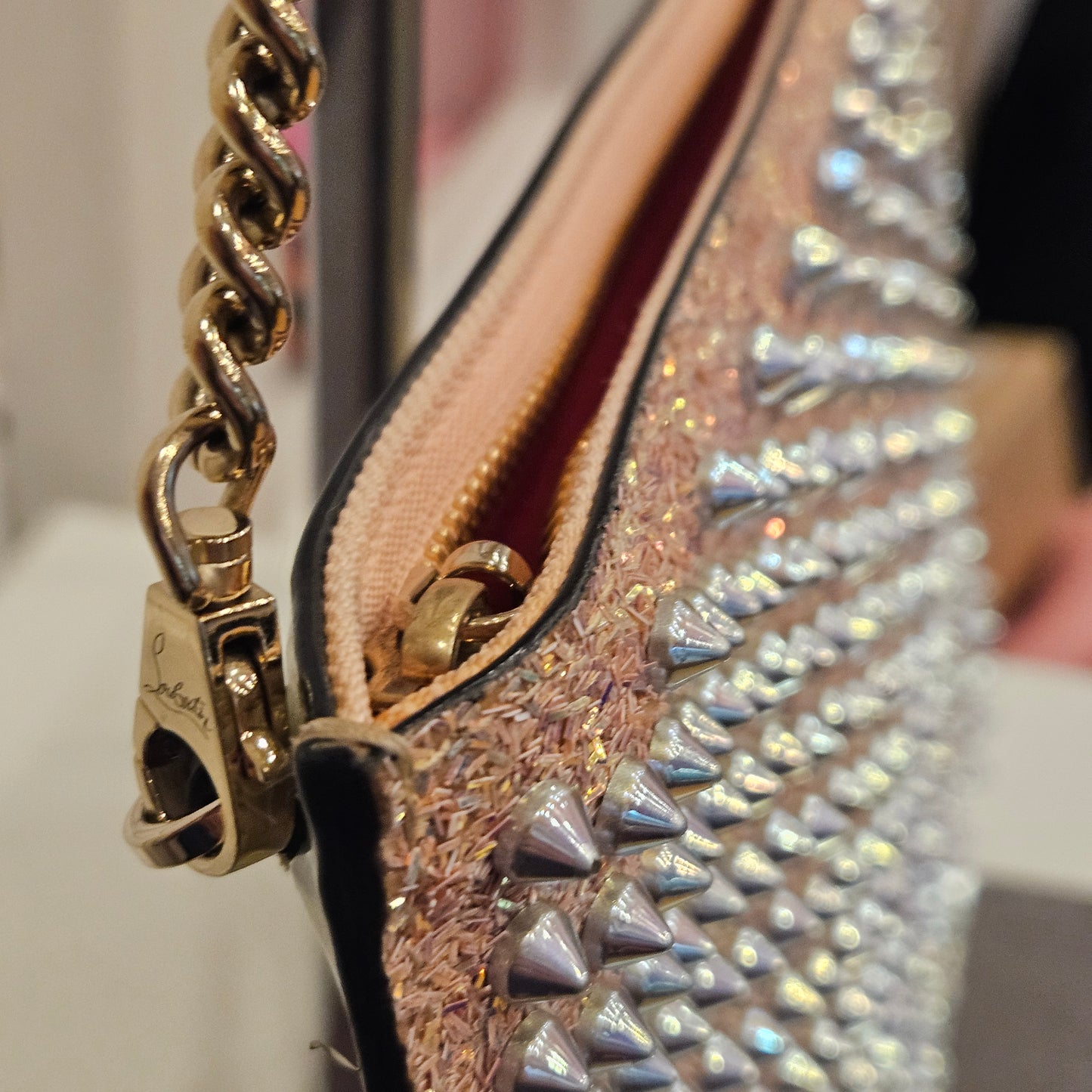 Pochette a tracolla Louboutin Louibiclutch