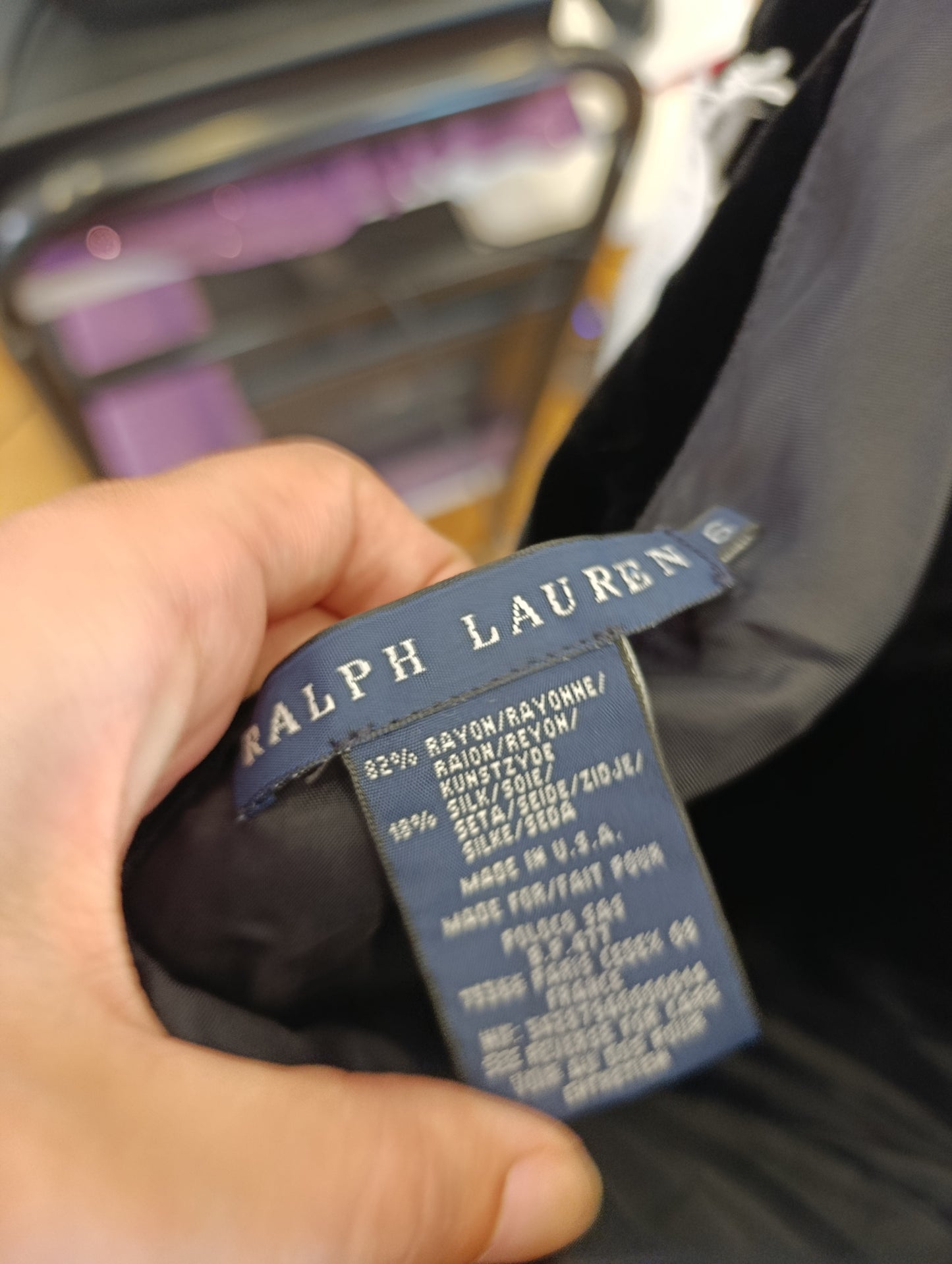 Abito Ralph Lauren tg 6 in velluto
