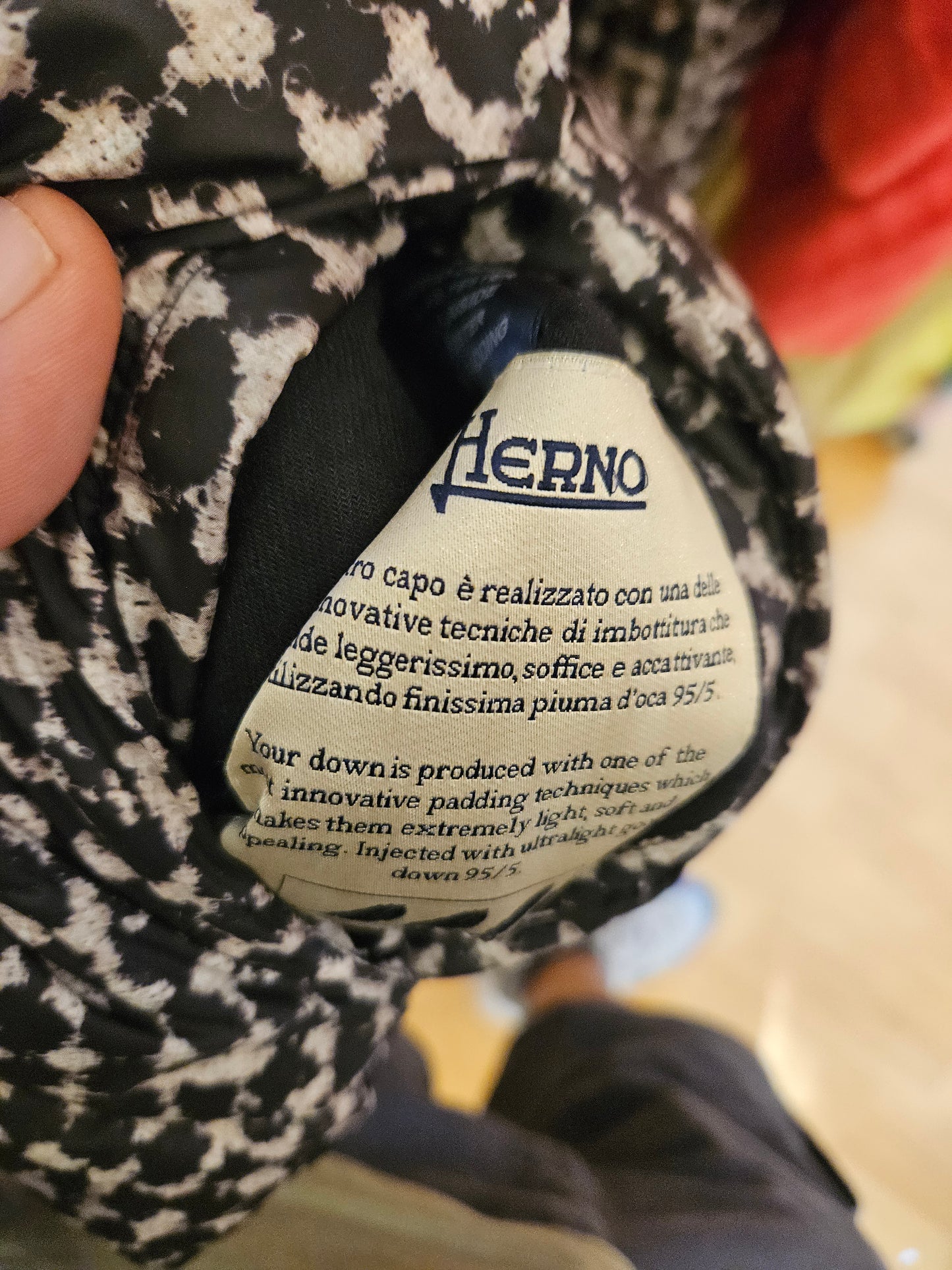 Piumino Herno Double face tg M