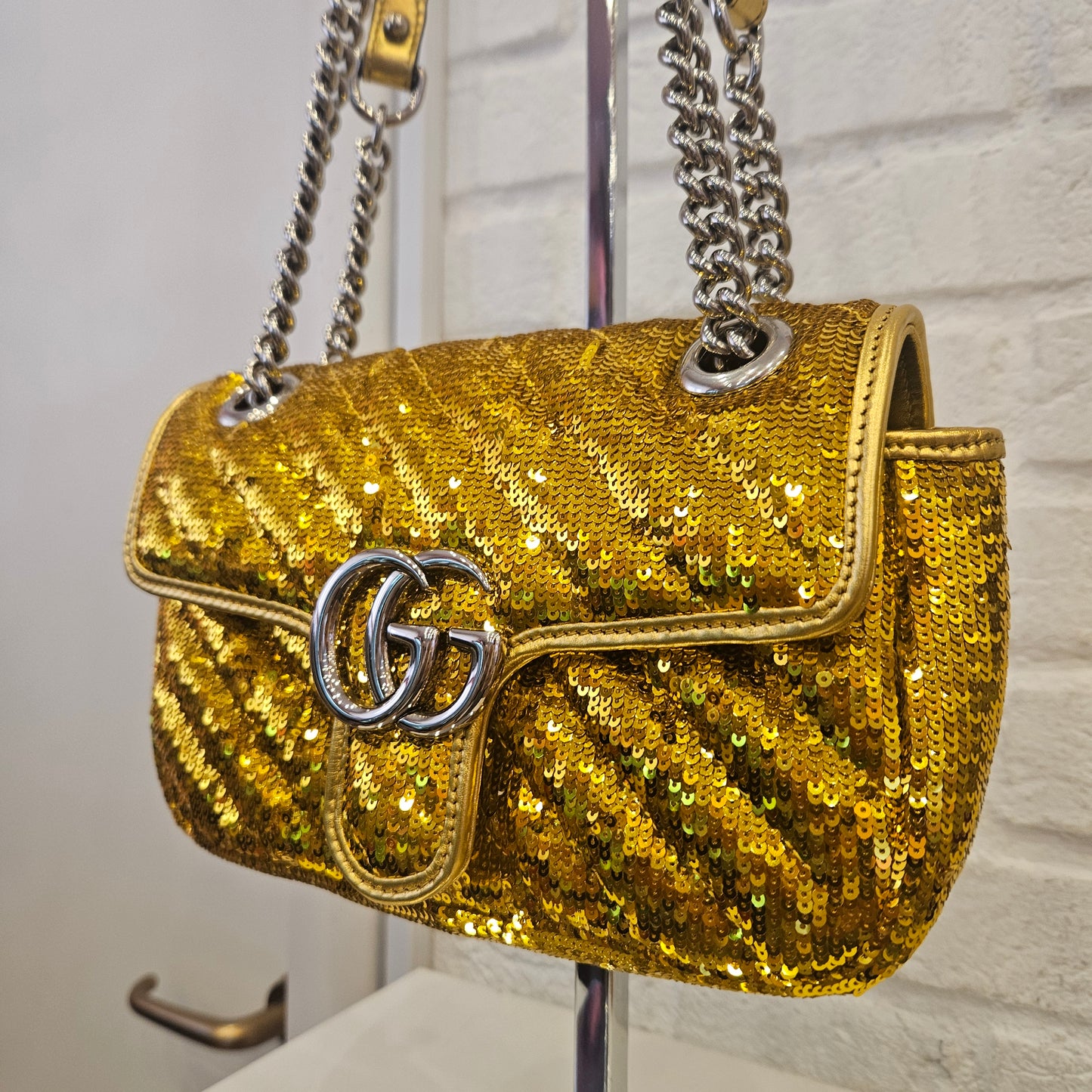 Gucci Marmont con pailettes