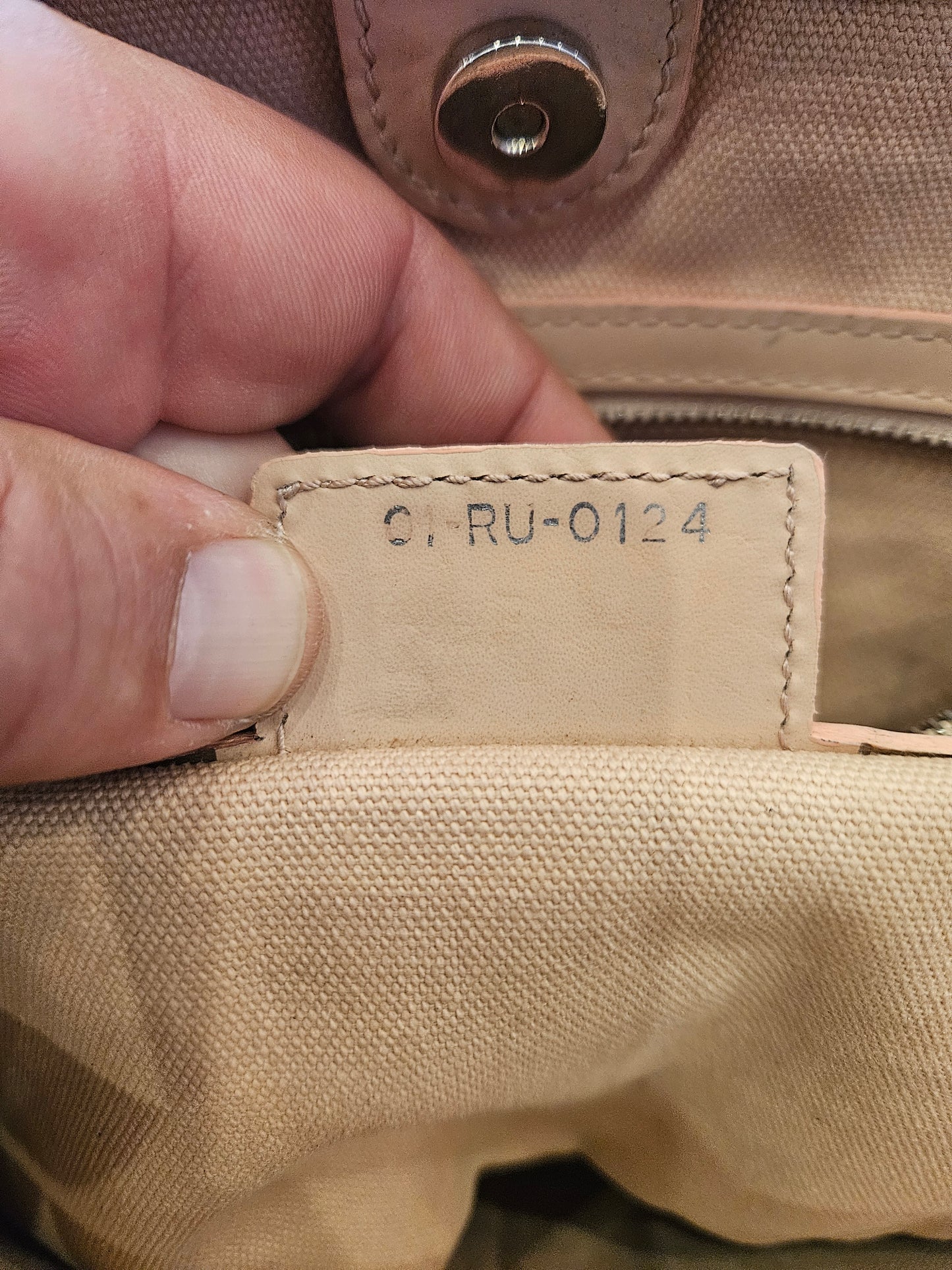Borsa Dior riverniciata