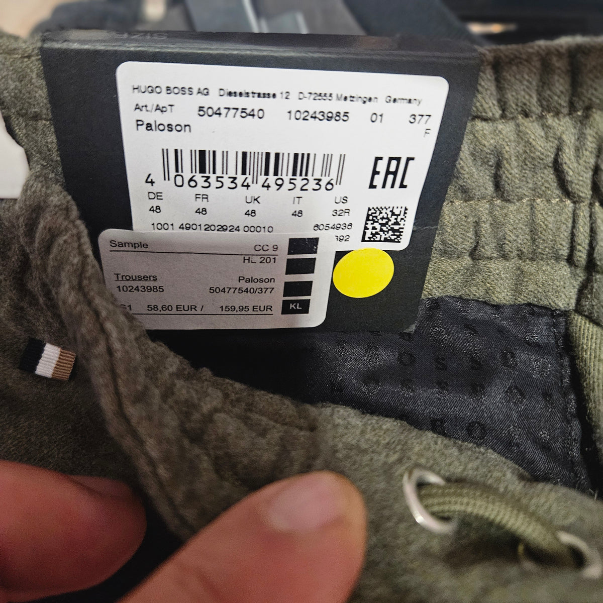 Pantalone Cargo Boss tg 48