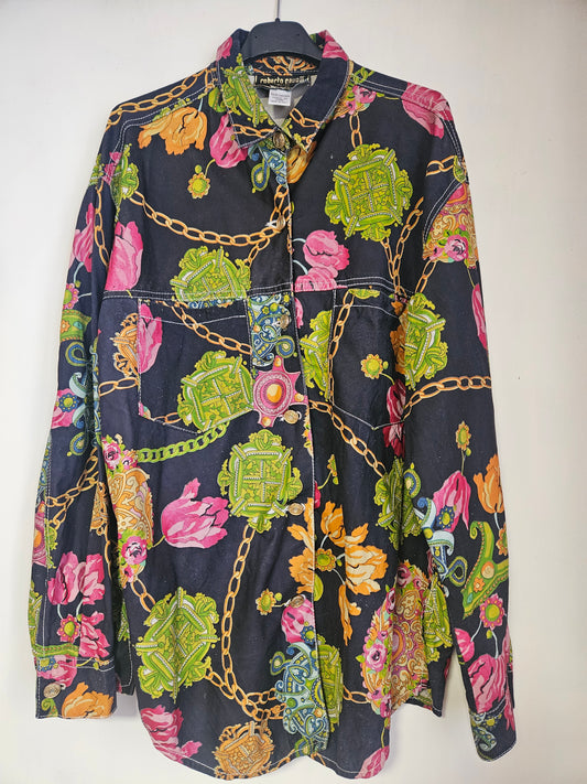 Camicia Cavalli in pelle