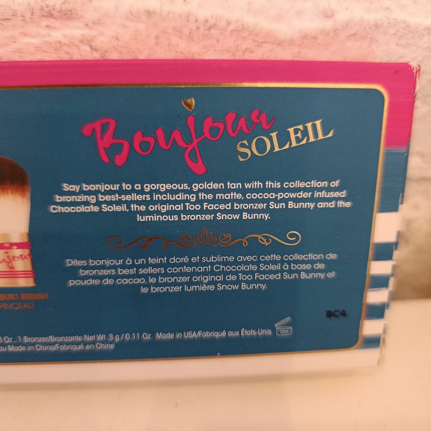 Palette too Faced bonjour soleil
