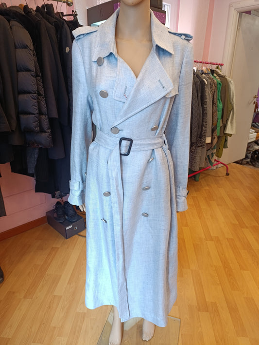 Trench Tagliatore tg 44 azzurro