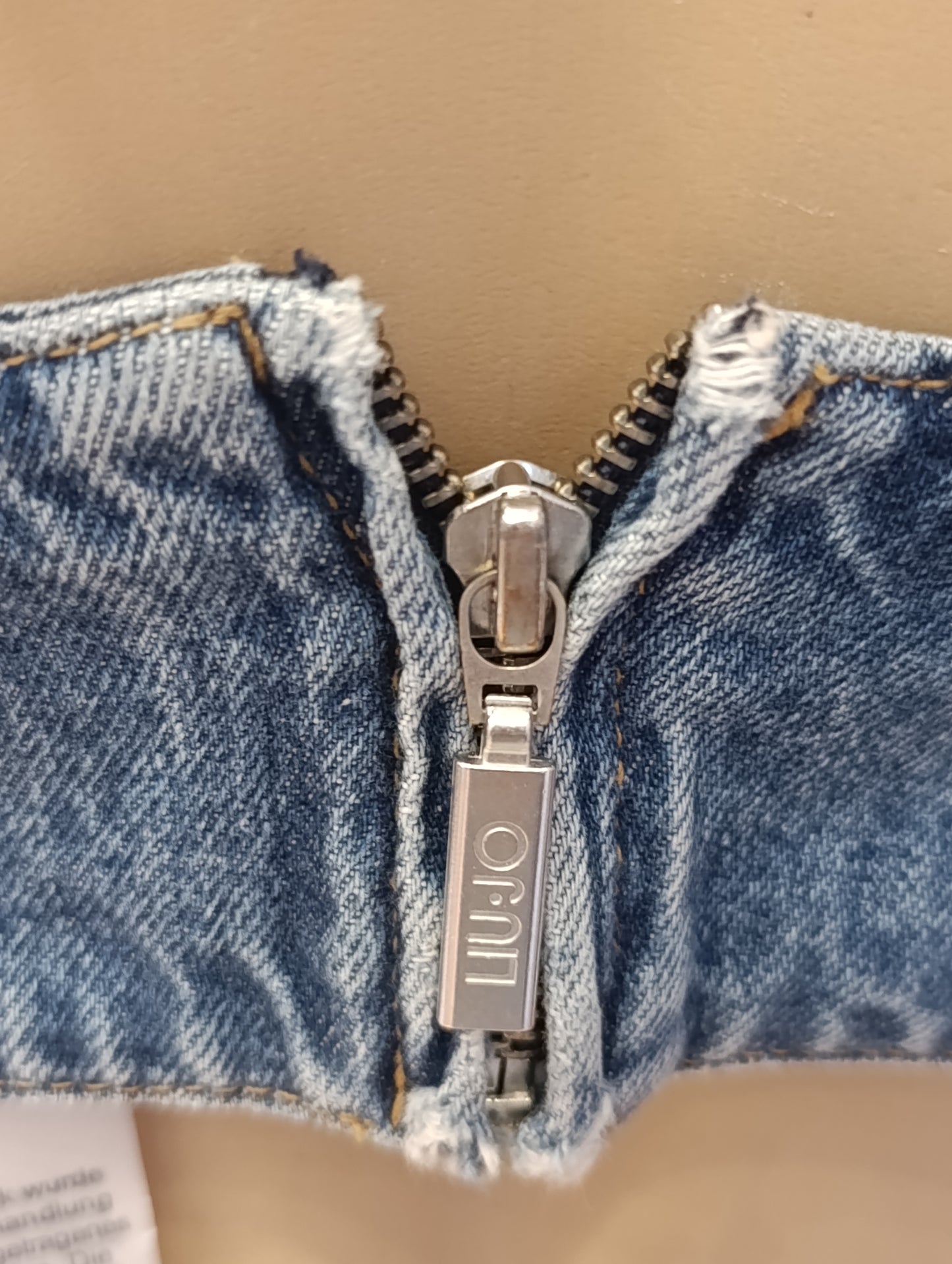 Top Liu Jo in denim nuovo con cartellino tg42