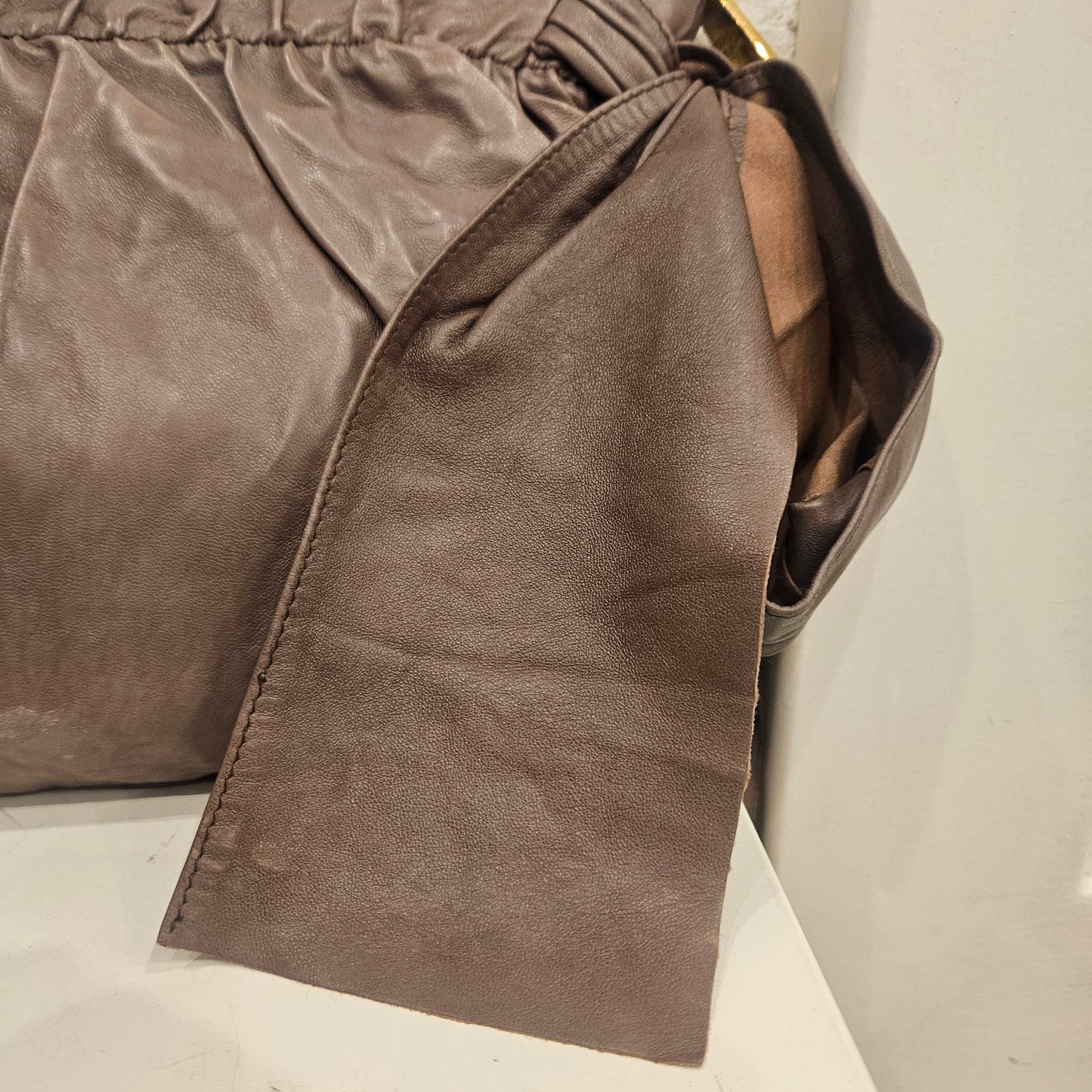 Pochette Prada bambù