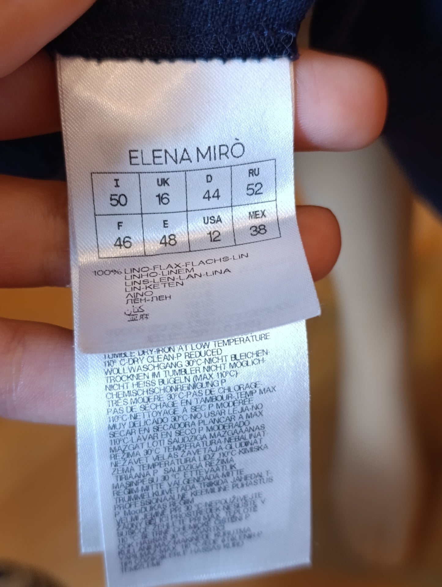 Abito Elena Mirò tg 50 blu