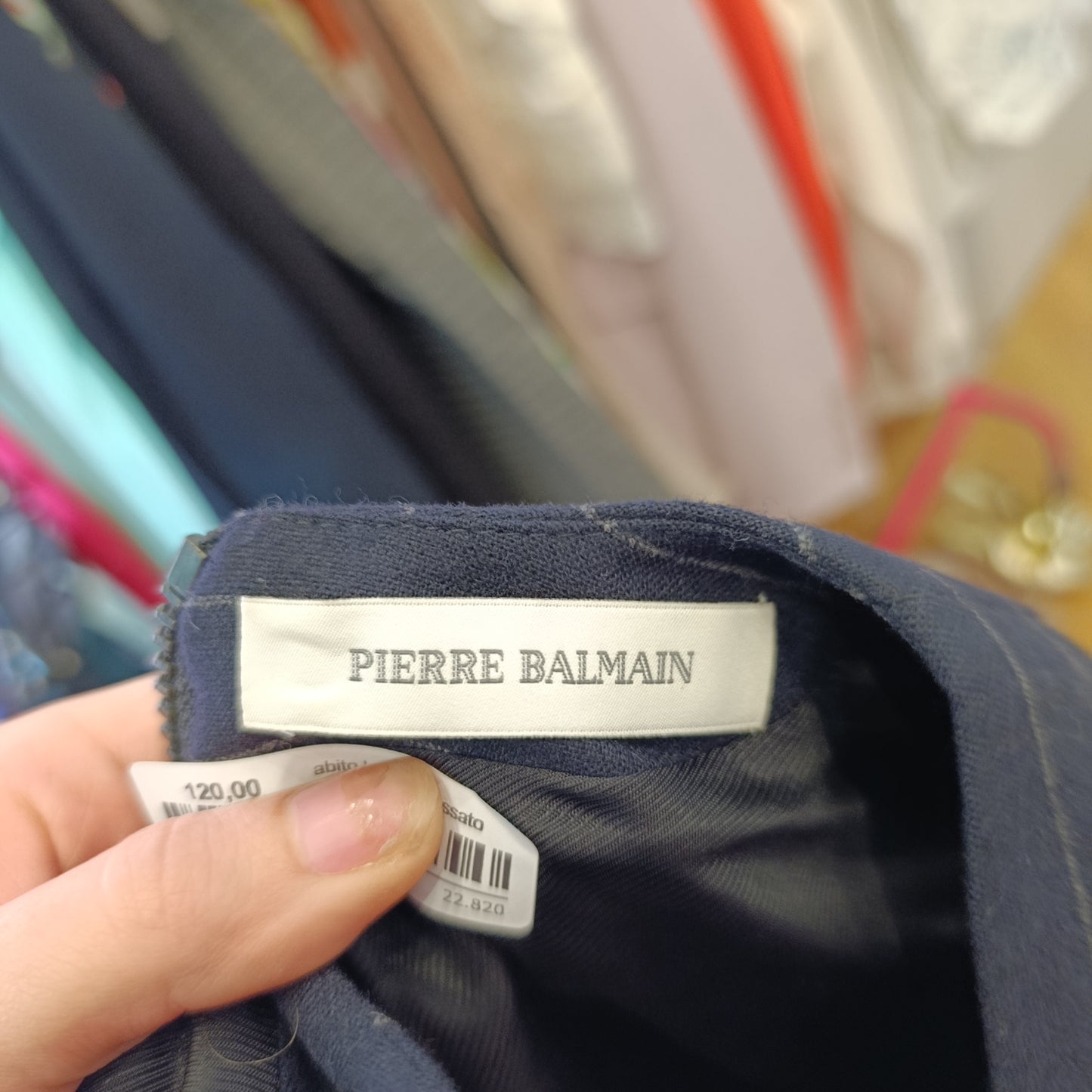 Abito Pierre balmain tg 38 gessato