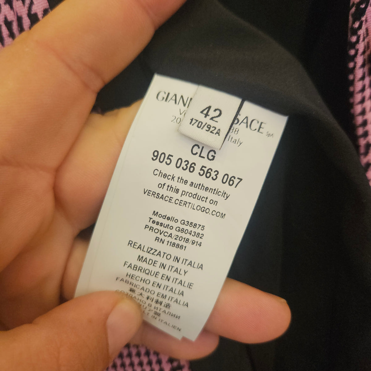 Blazer Versace Collection tg 42