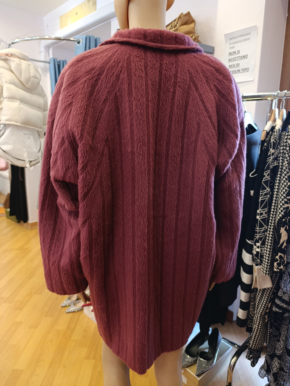 Cappotto Fendi bordeaux tg L/XL vintage