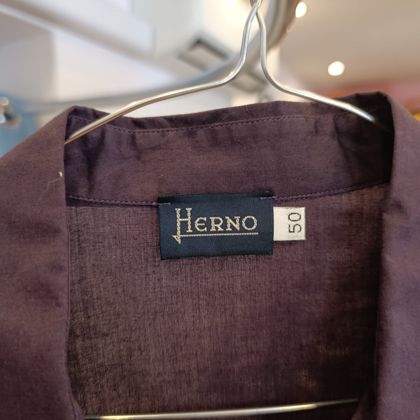 Camicia Herno tg 50 viola prugna