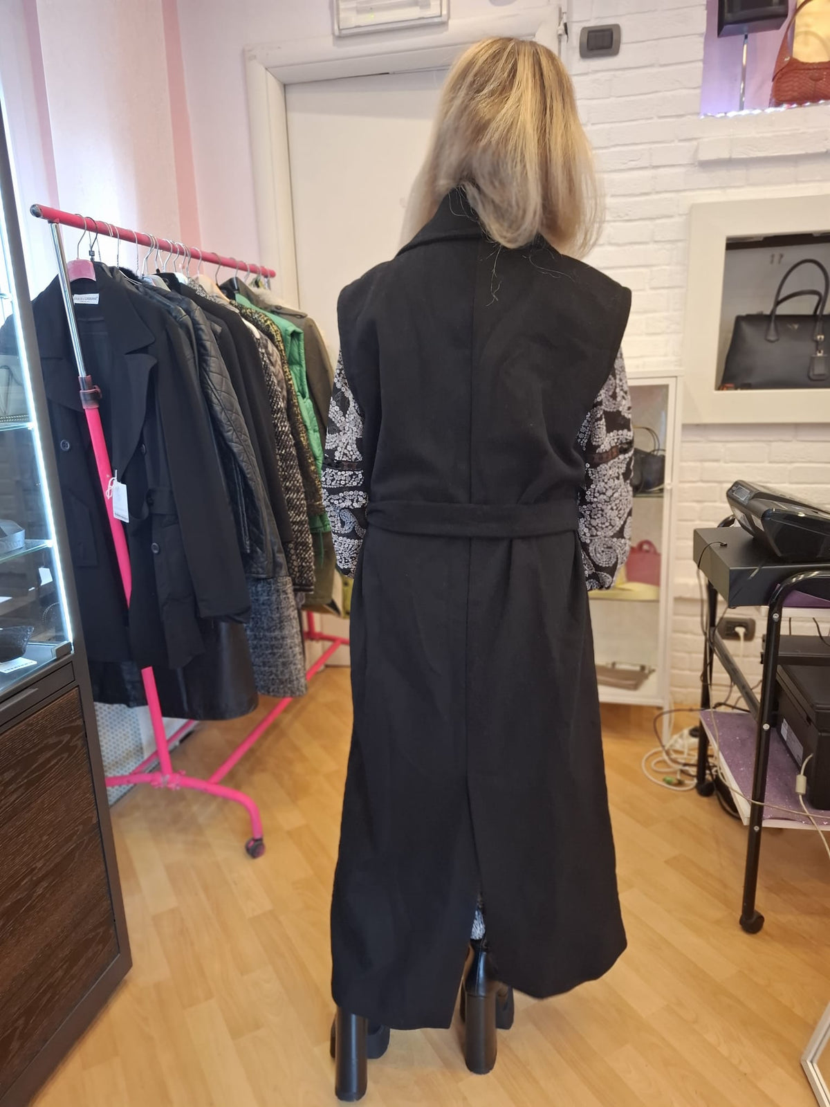 Cappotto smanicato Patrizia Pepe tg 46 ridotta