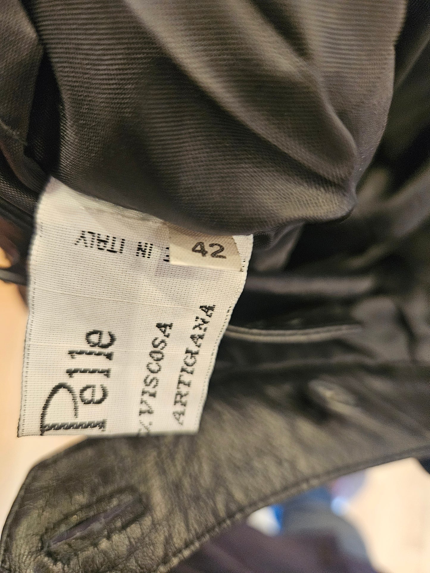Pantaloni in pelle tg 42