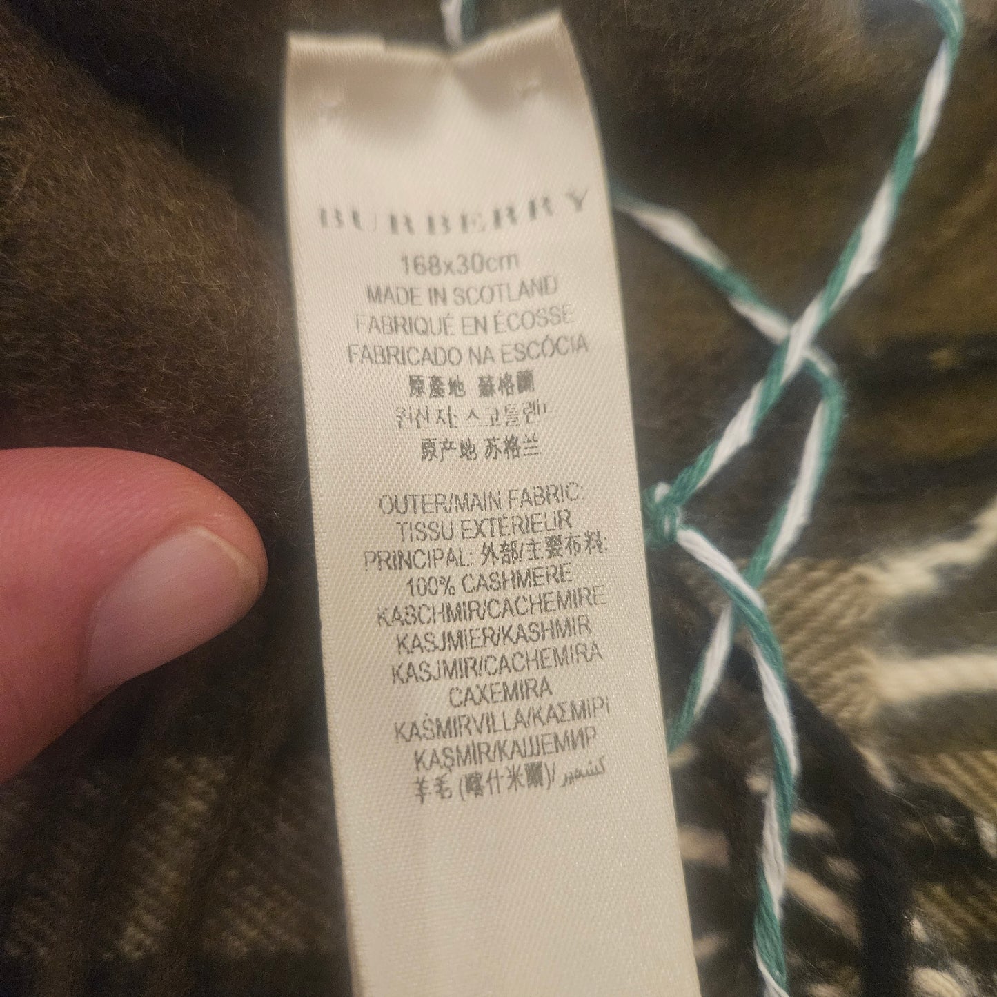 Sciarpa Burberry in cachemire