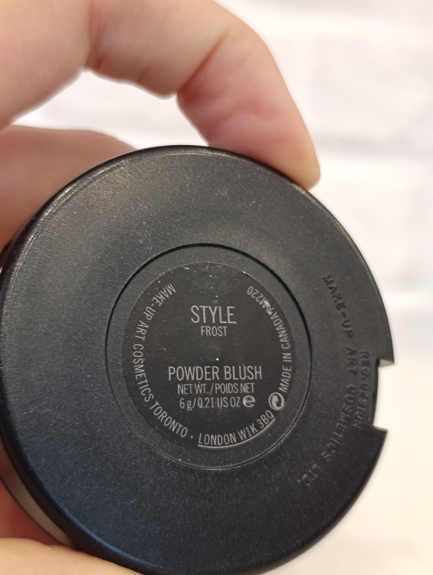 Mac blush style frost
