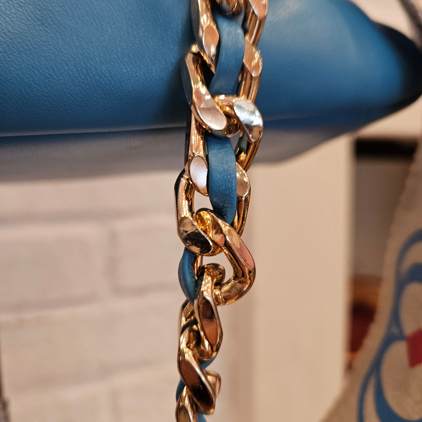 Borsa La Carrie azzurro