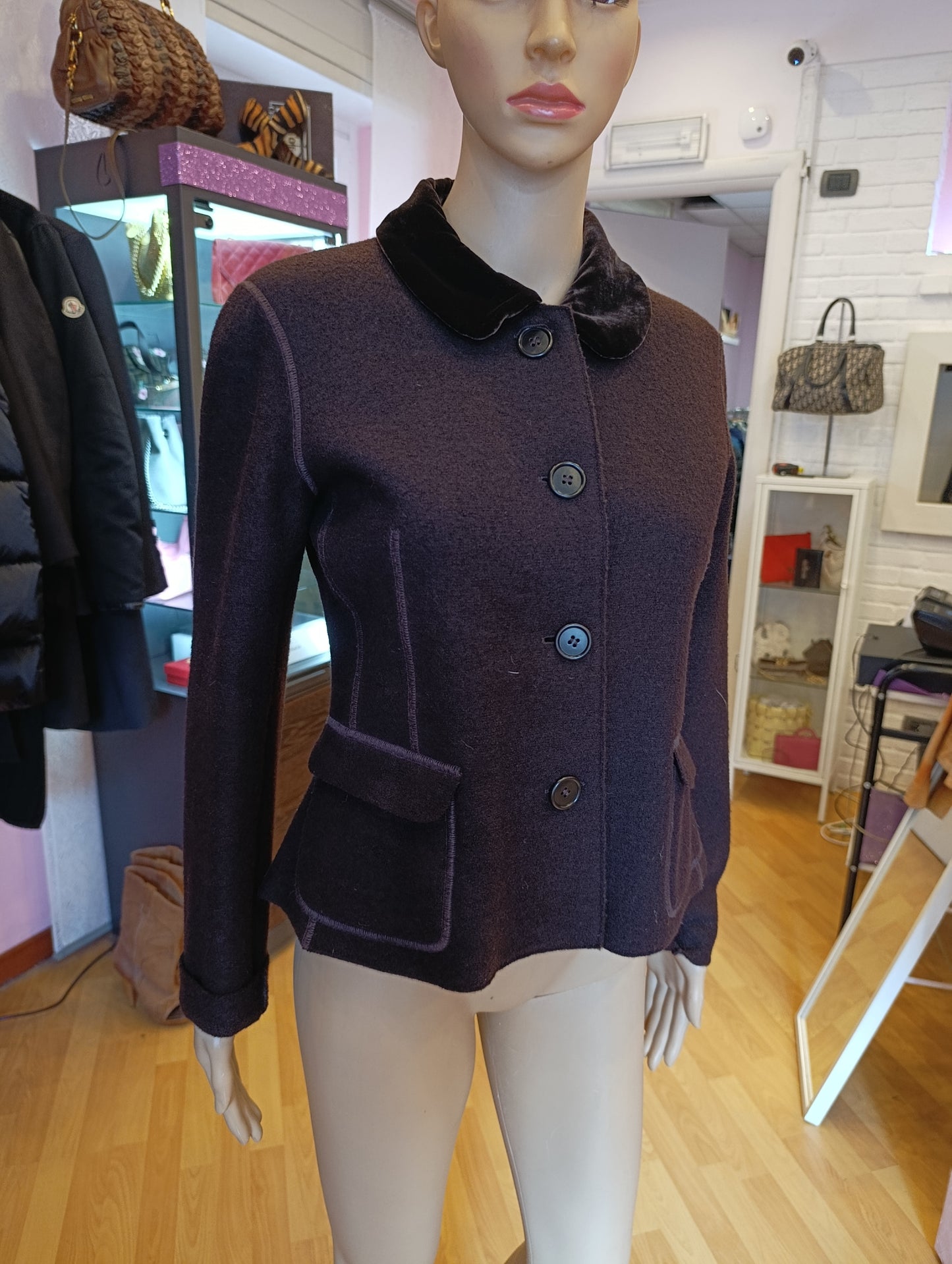 Blazer Aspesi tg 44 cioccolato
