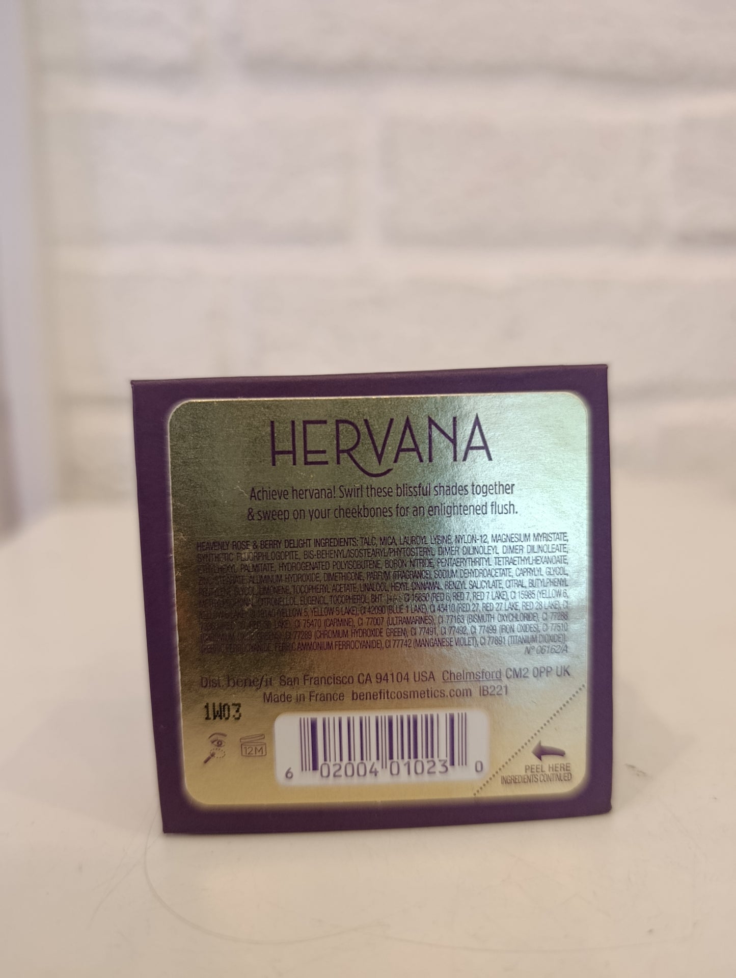 Blush benefit hervana