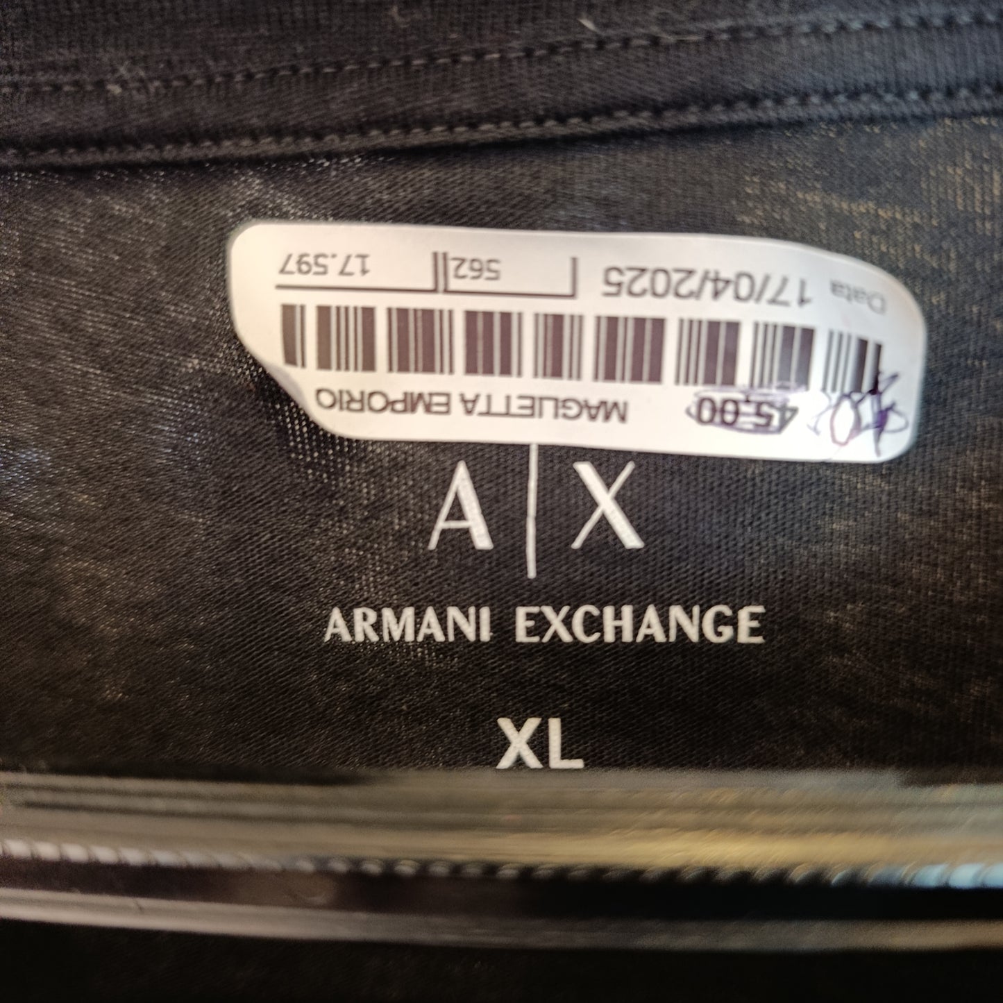 Maglia Armani Exchange tg XL ridotta