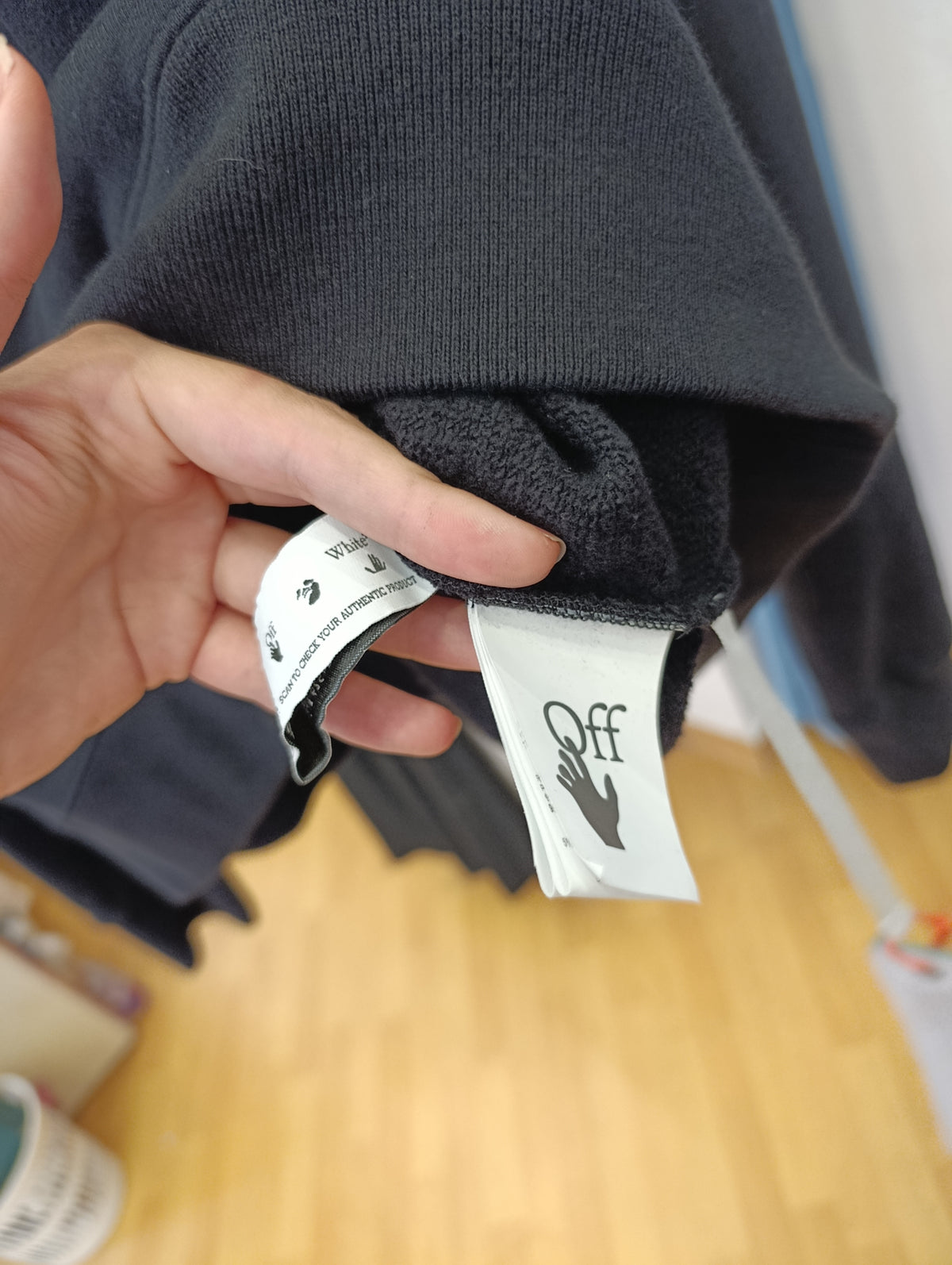 Felpa off White tg XL nuova con cartellino