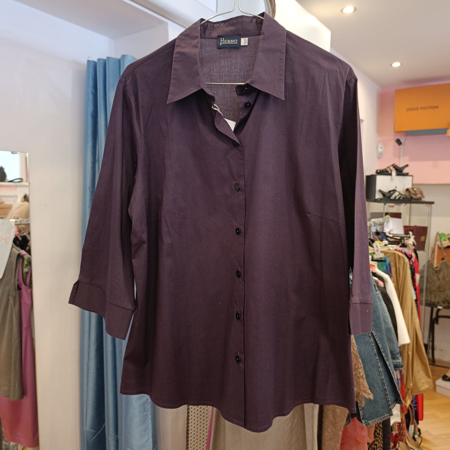 Camicia Herno tg 50 viola prugna