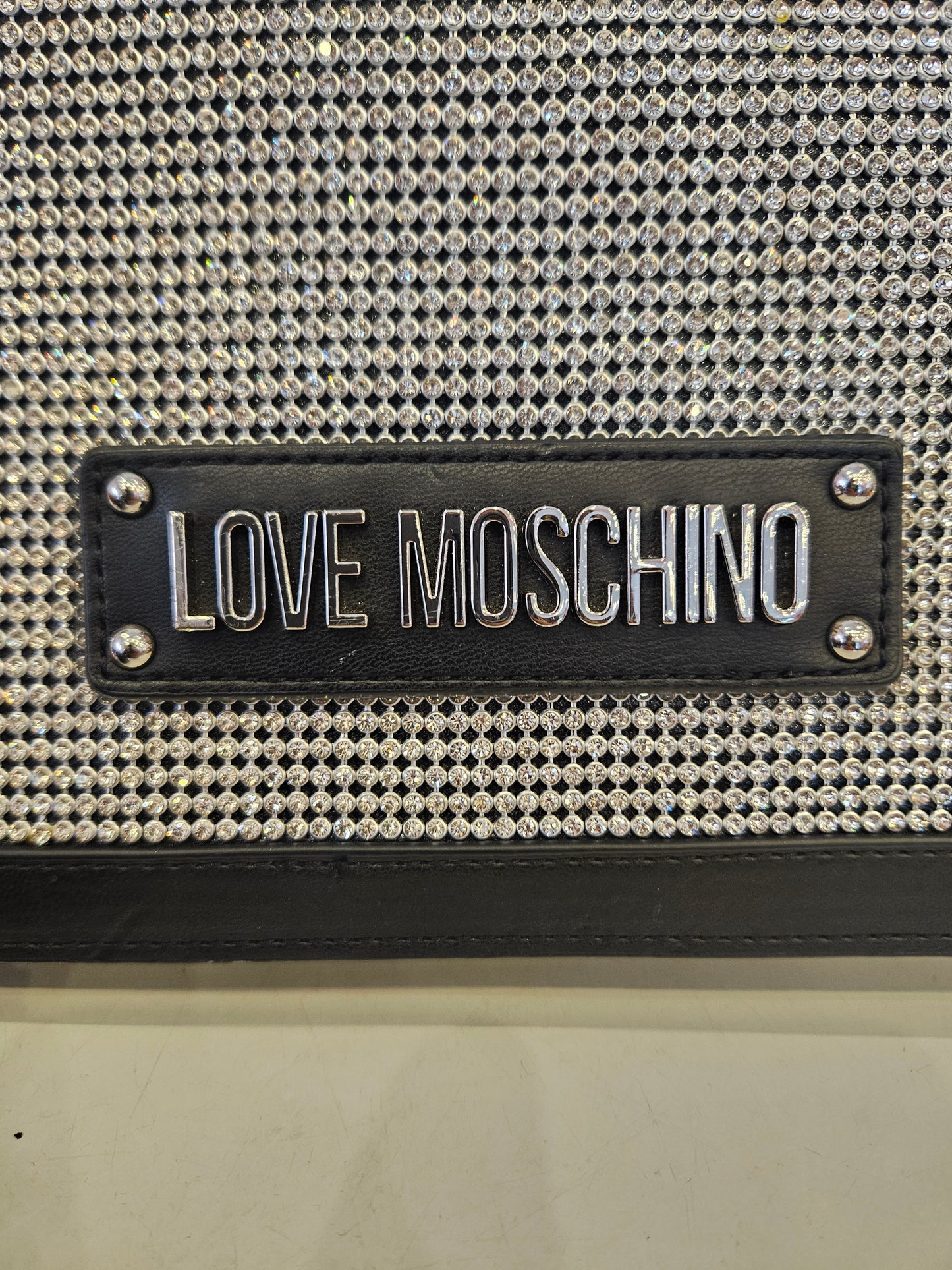 Borsa Love Moschino strass