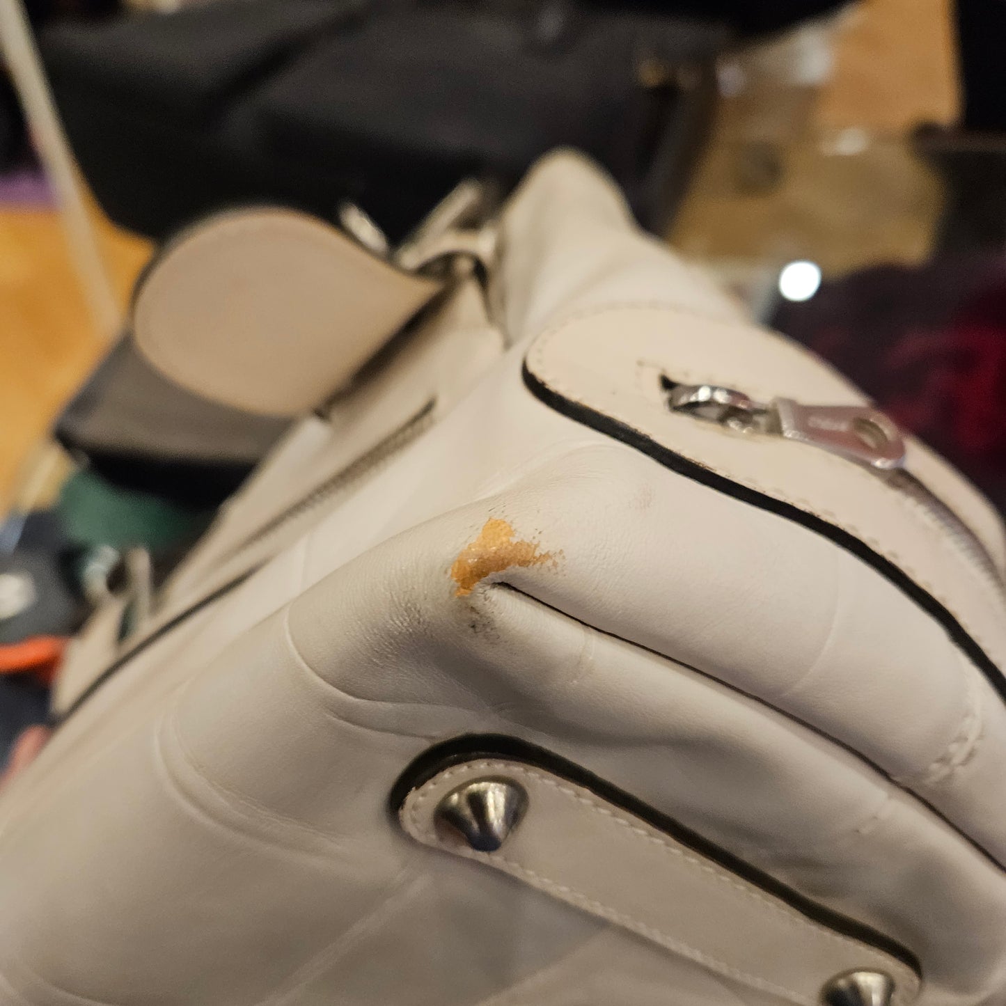 Borsa Chloé white avory