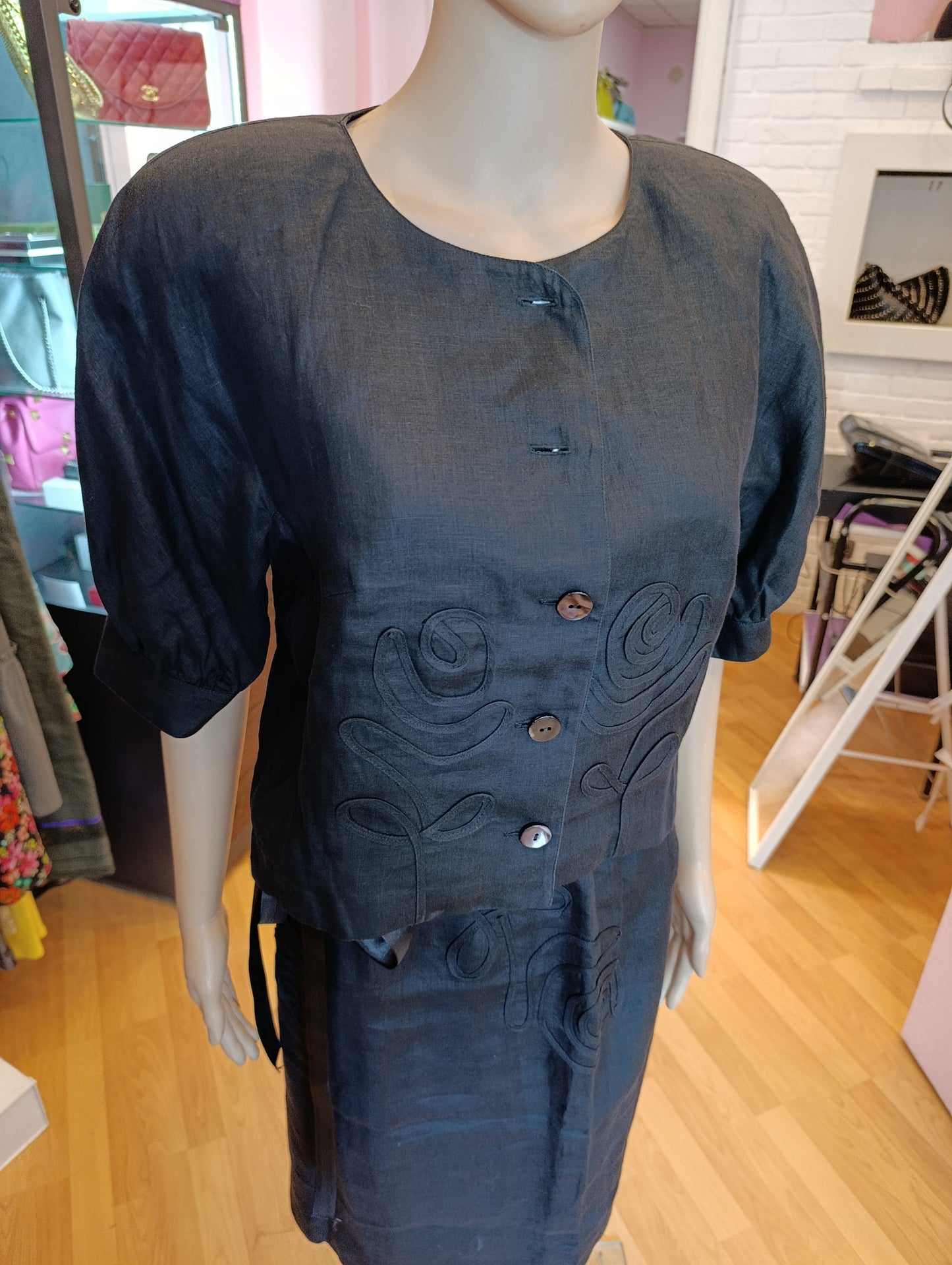 Tailleur laura Biagiotti tg 46 nero