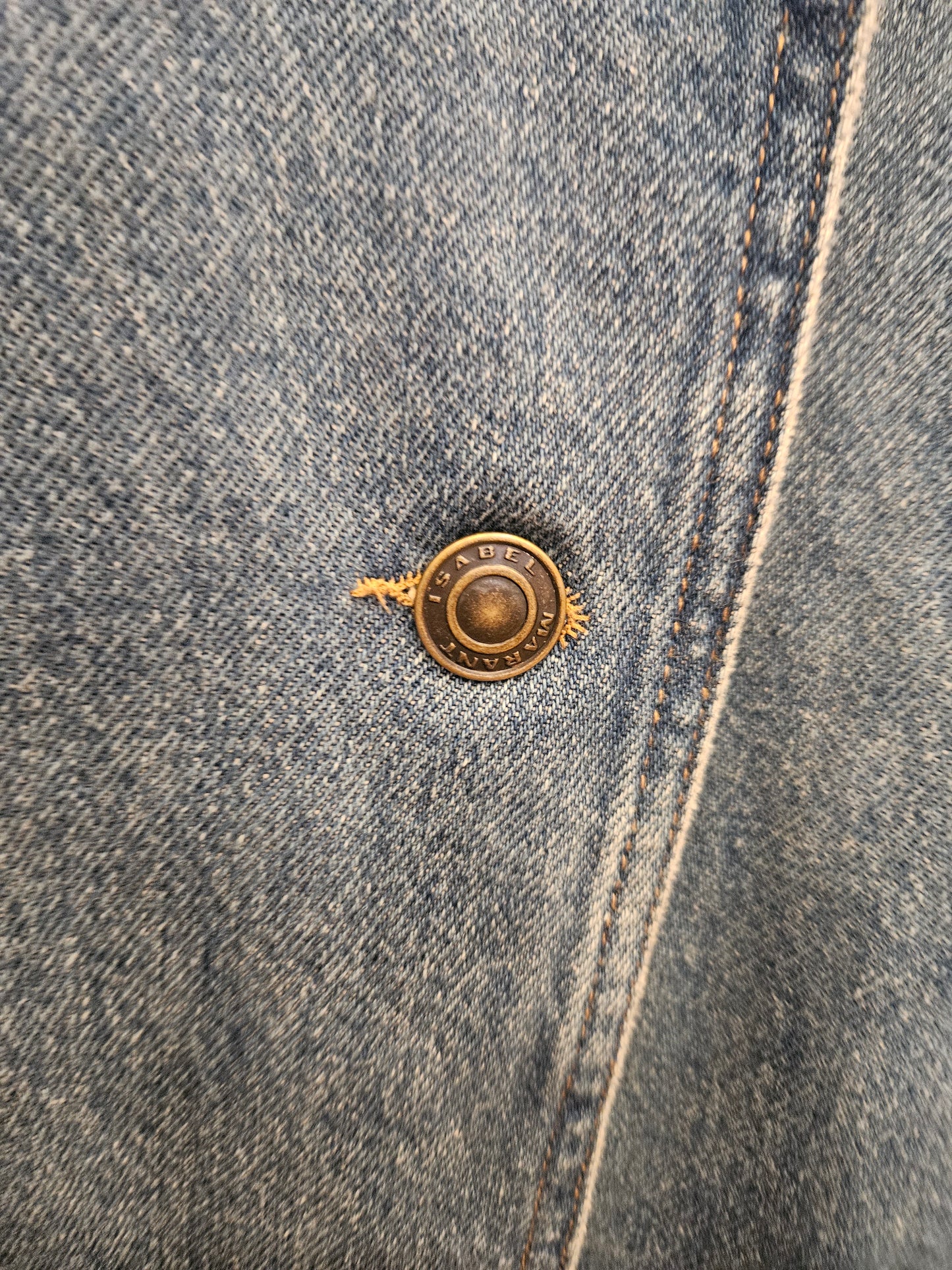 Trench in denim Isabel Marant tg 36fr 40IT