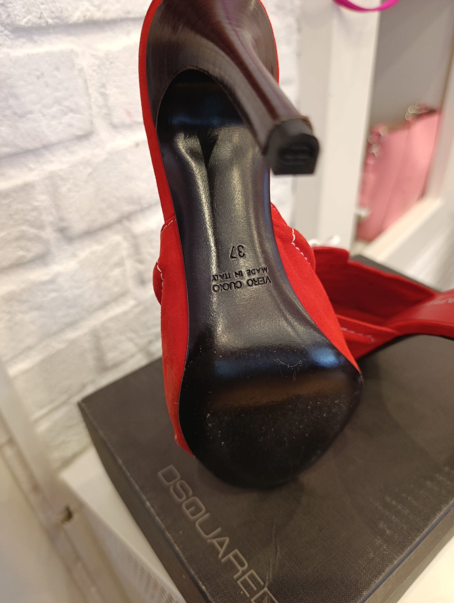Tacchi dsquared2 n37 rosse