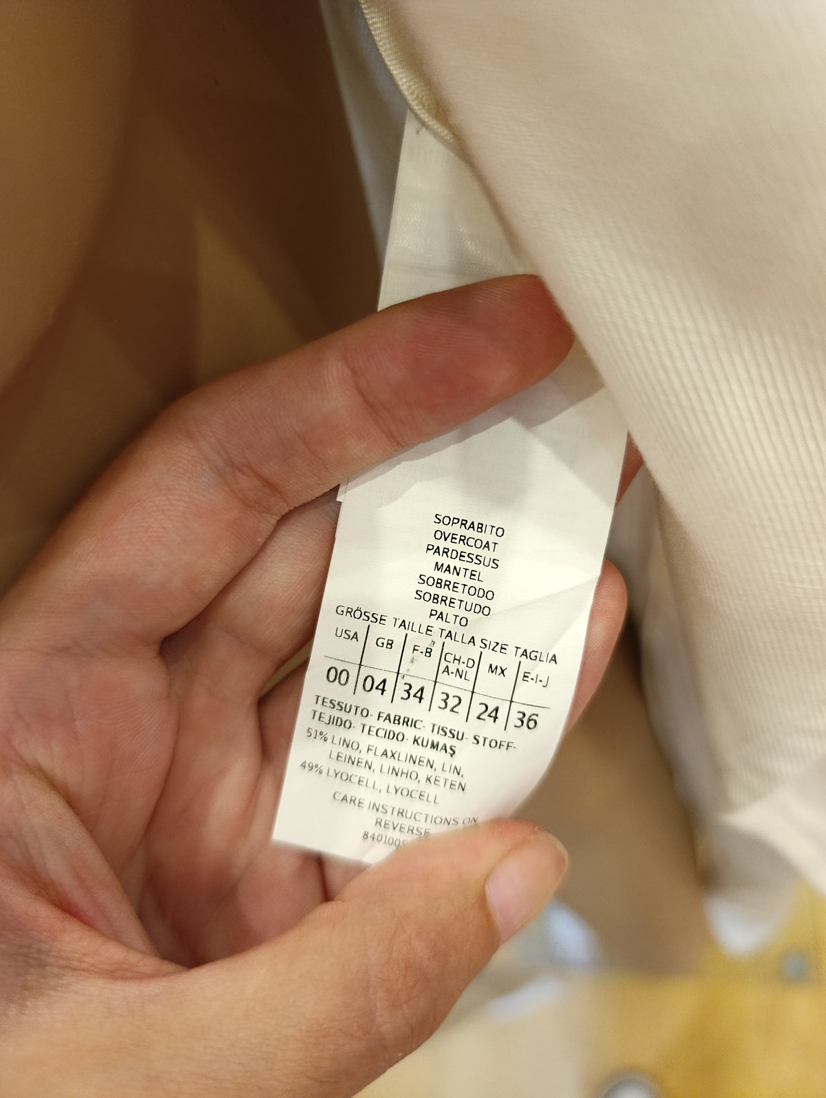 Trench bianco Max&Co tg 36 oversize