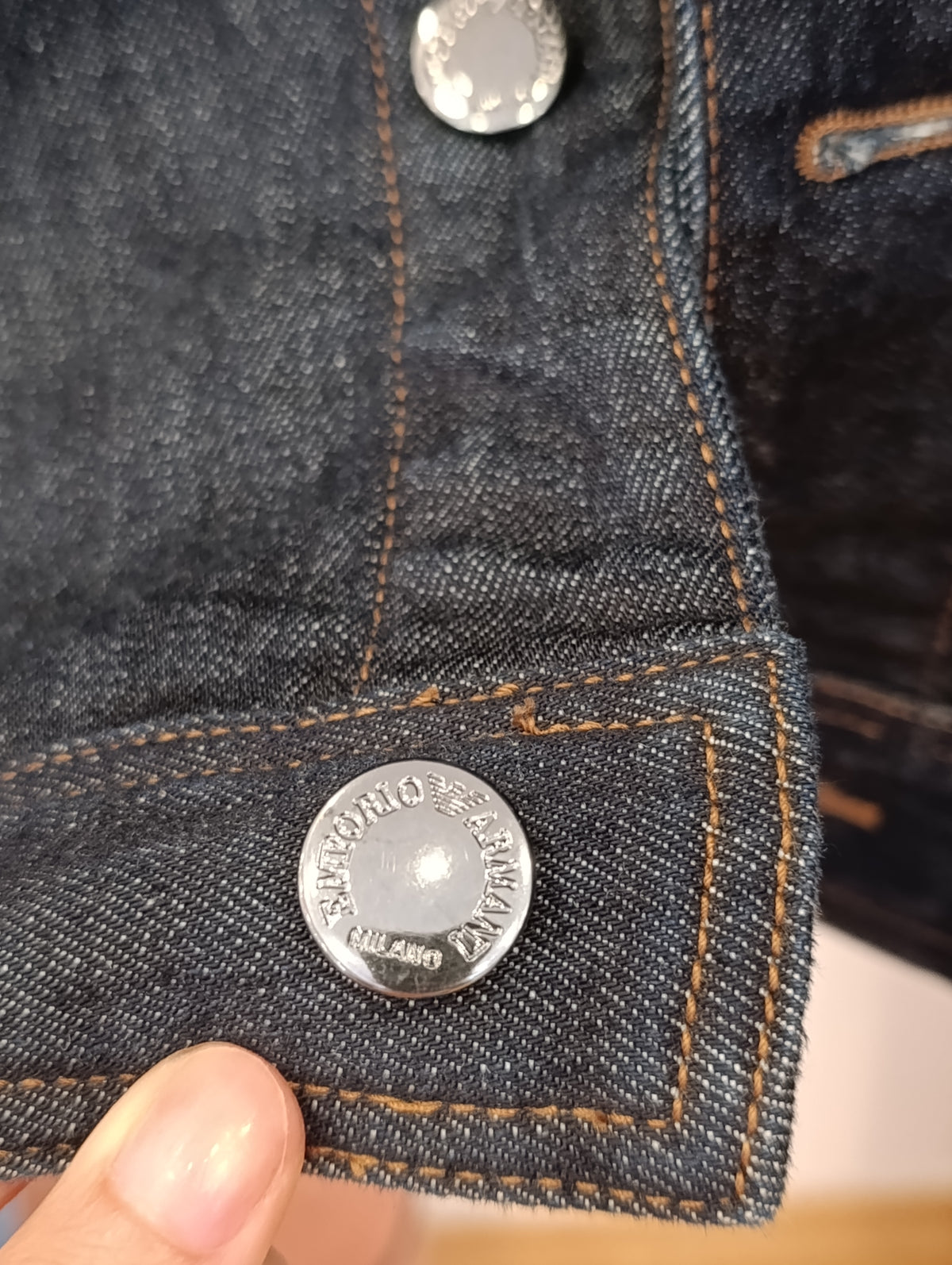 Giubbotto in jeans emporio Armani tg 50