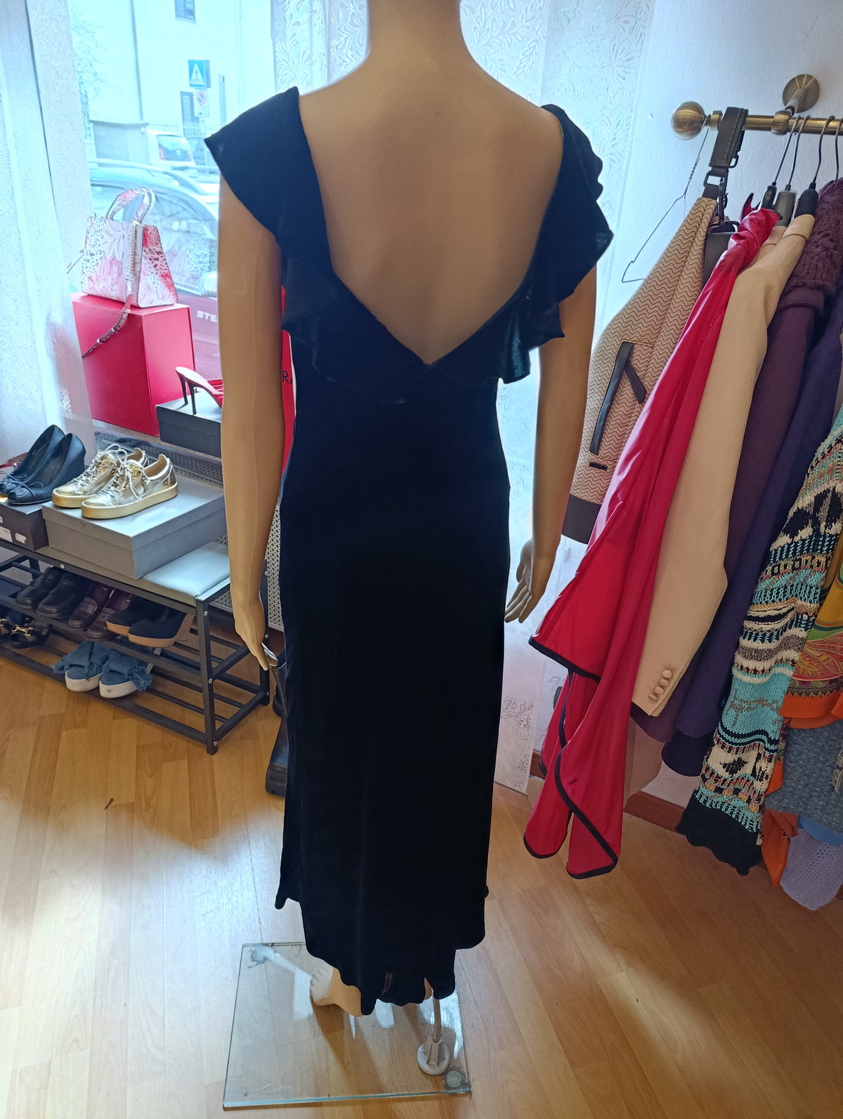 Abito Ralph Lauren tg 6 in velluto